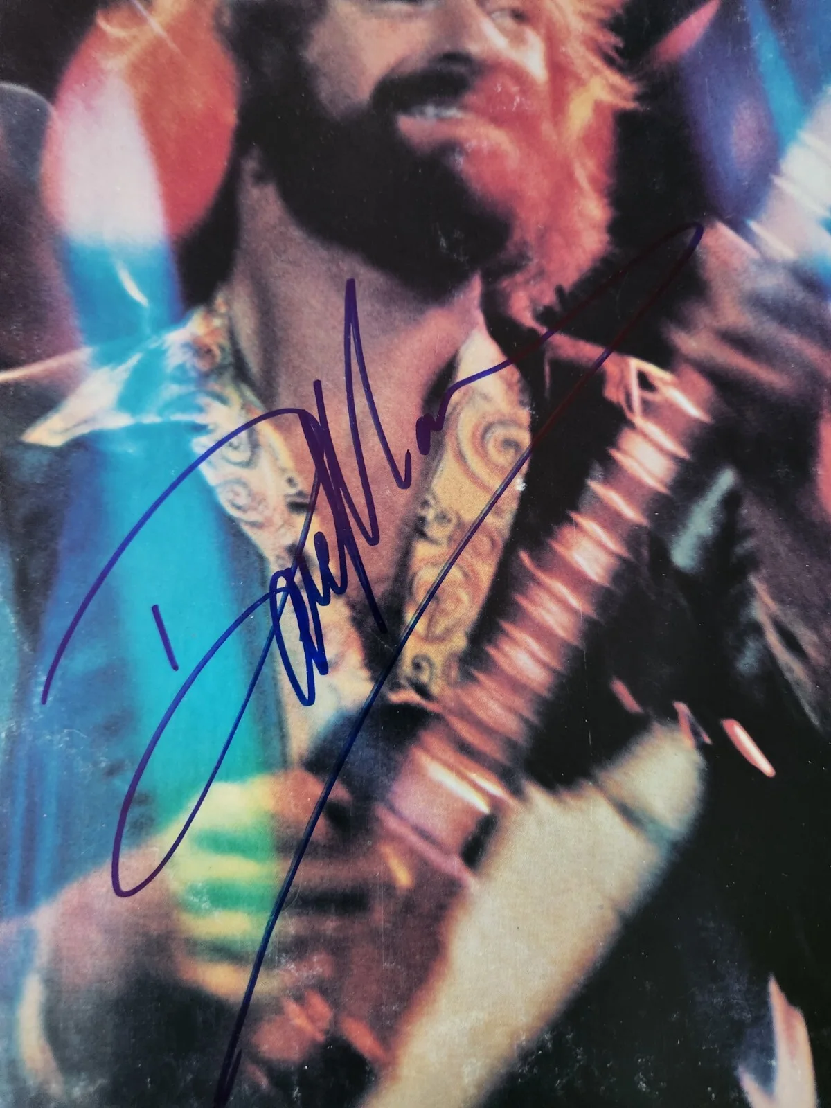 Dave Mason Autographed Vinyl LP Album Certified Live Traffic, image 2