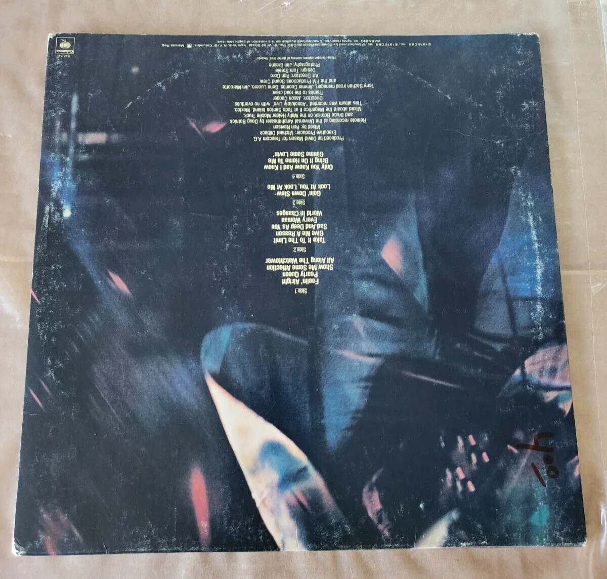 Dave Mason Autographed Vinyl LP Album Certified Live Traffic, image 3