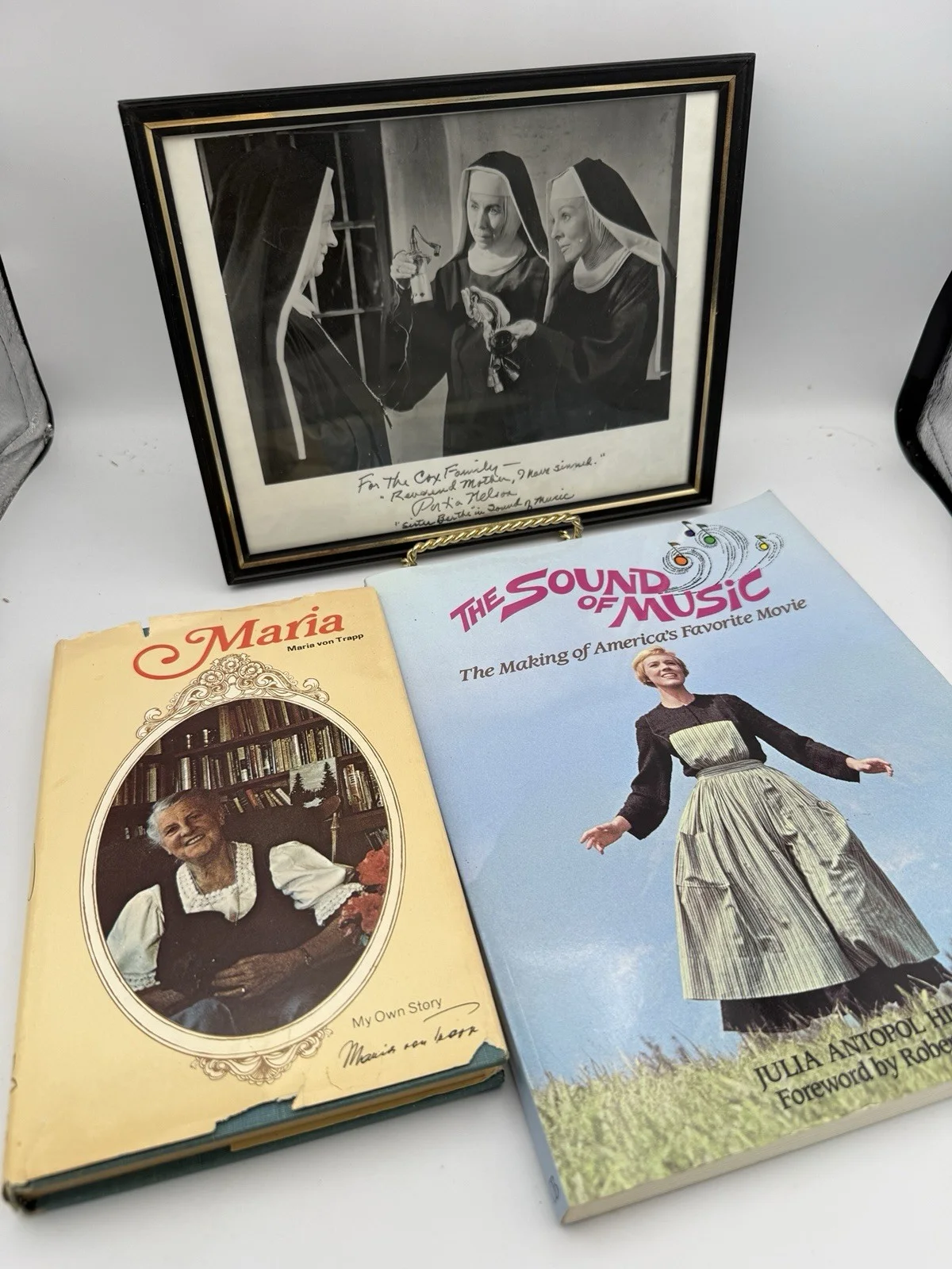 Portia Nelson — Sound Of Music Portia Nelson Signed Photo Maria Von Trapp Book Lot, изображение 2