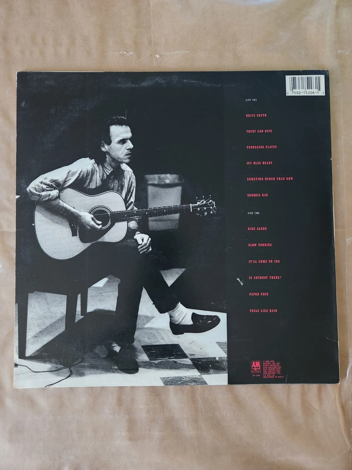 John Hiatt Autographed Vinyl LP Album Slow Turnin, image 3