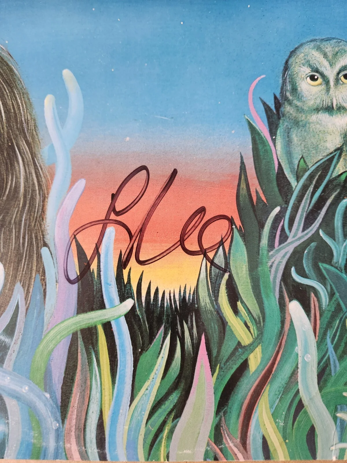 Leon Russell Autographed Vinyl LP Album Will O' The Wisp, image 2