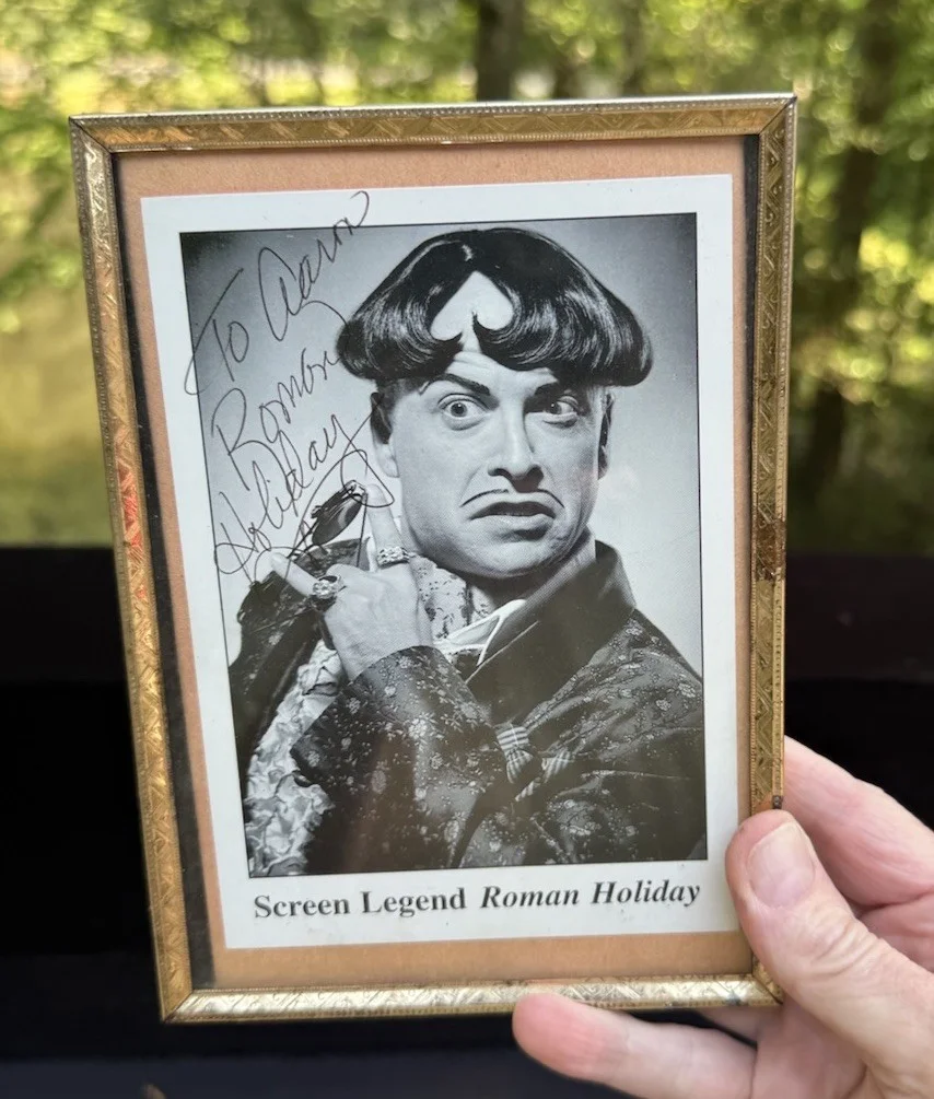 Rare Vtg Hartley Power Vintage Signed Photo Autographed Actor Roman Holiday -C24, изображение 2