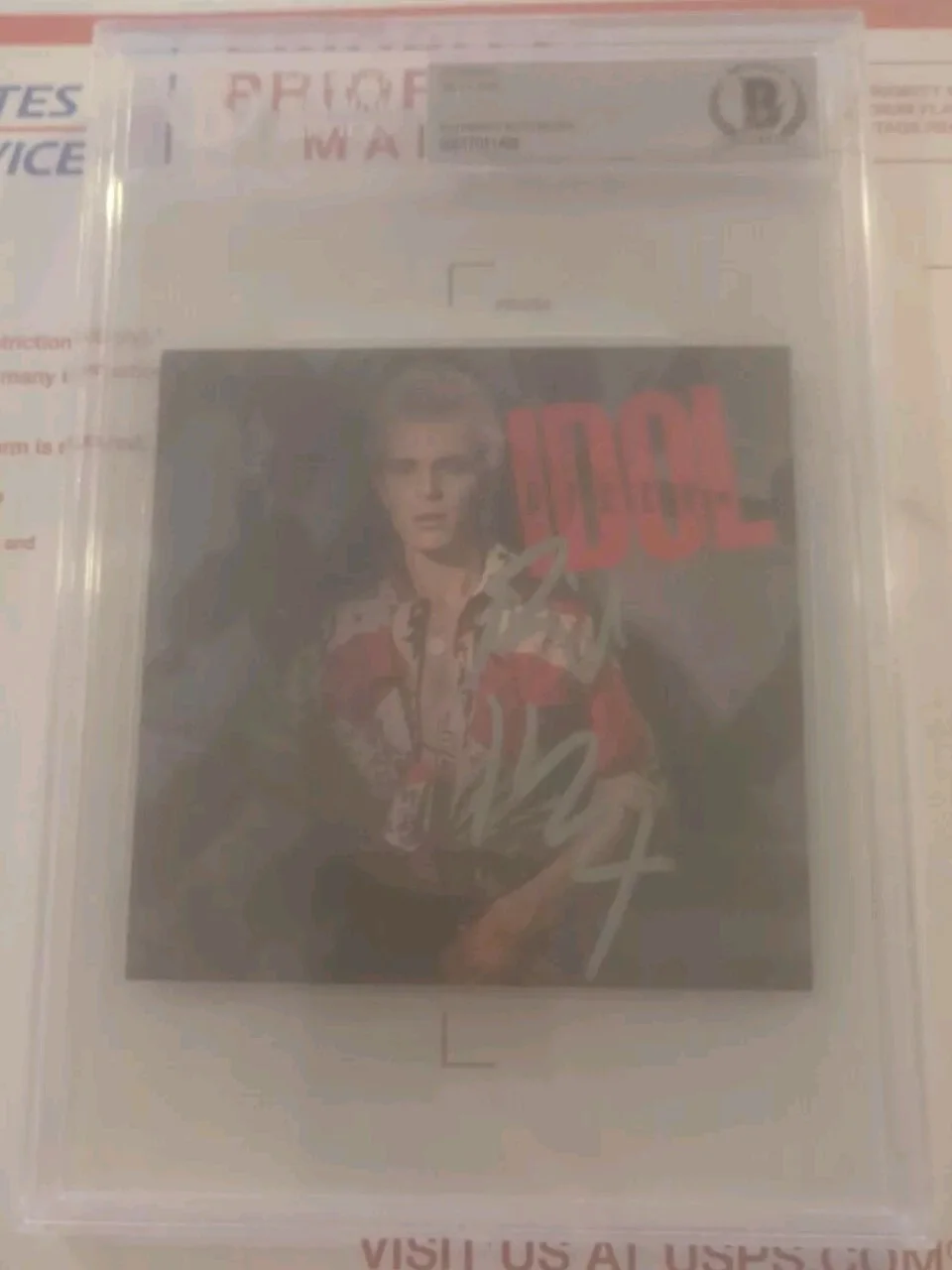 Billy Idol Signed CD Insert 2023 Beckett Encapsulated, изображение 3