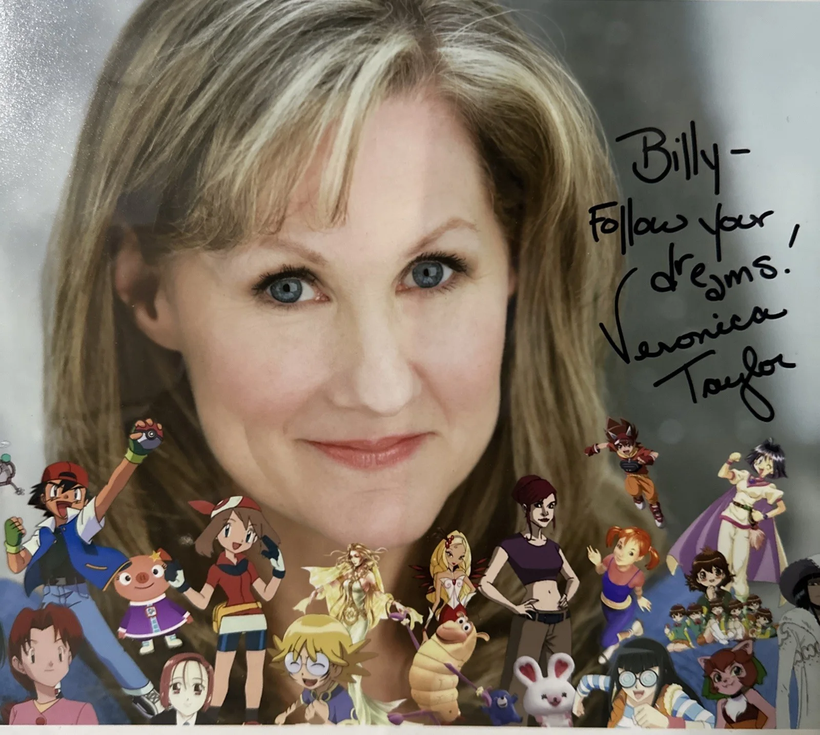 Veronica Taylor — Veronica Taylor Signed 8x10 Photo Autograph Pokemon Follow Your Dreams Bend, image 2