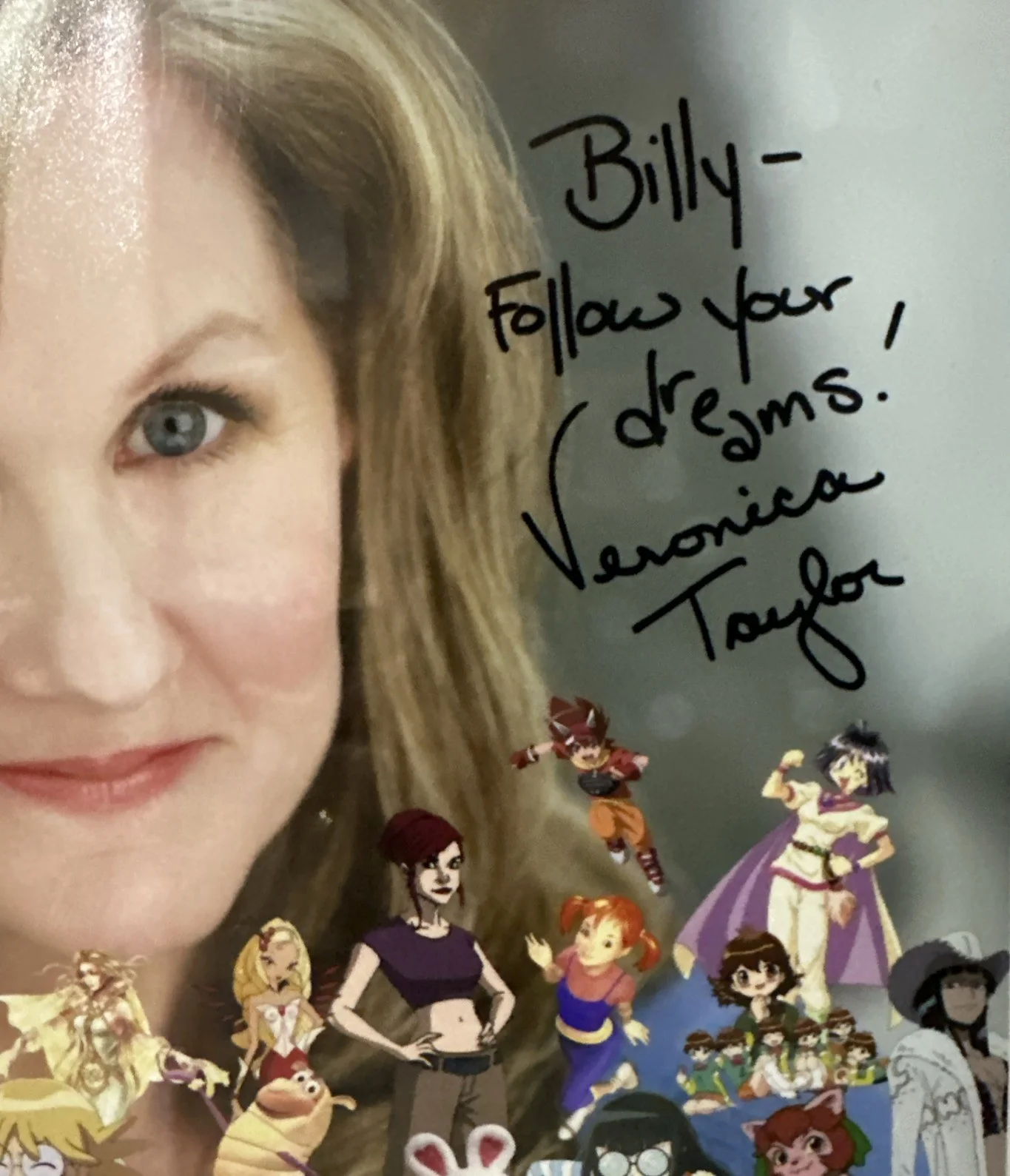 Veronica Taylor — Veronica Taylor Signed 8x10 Photo Autograph Pokemon Follow Your Dreams Bend, image 3