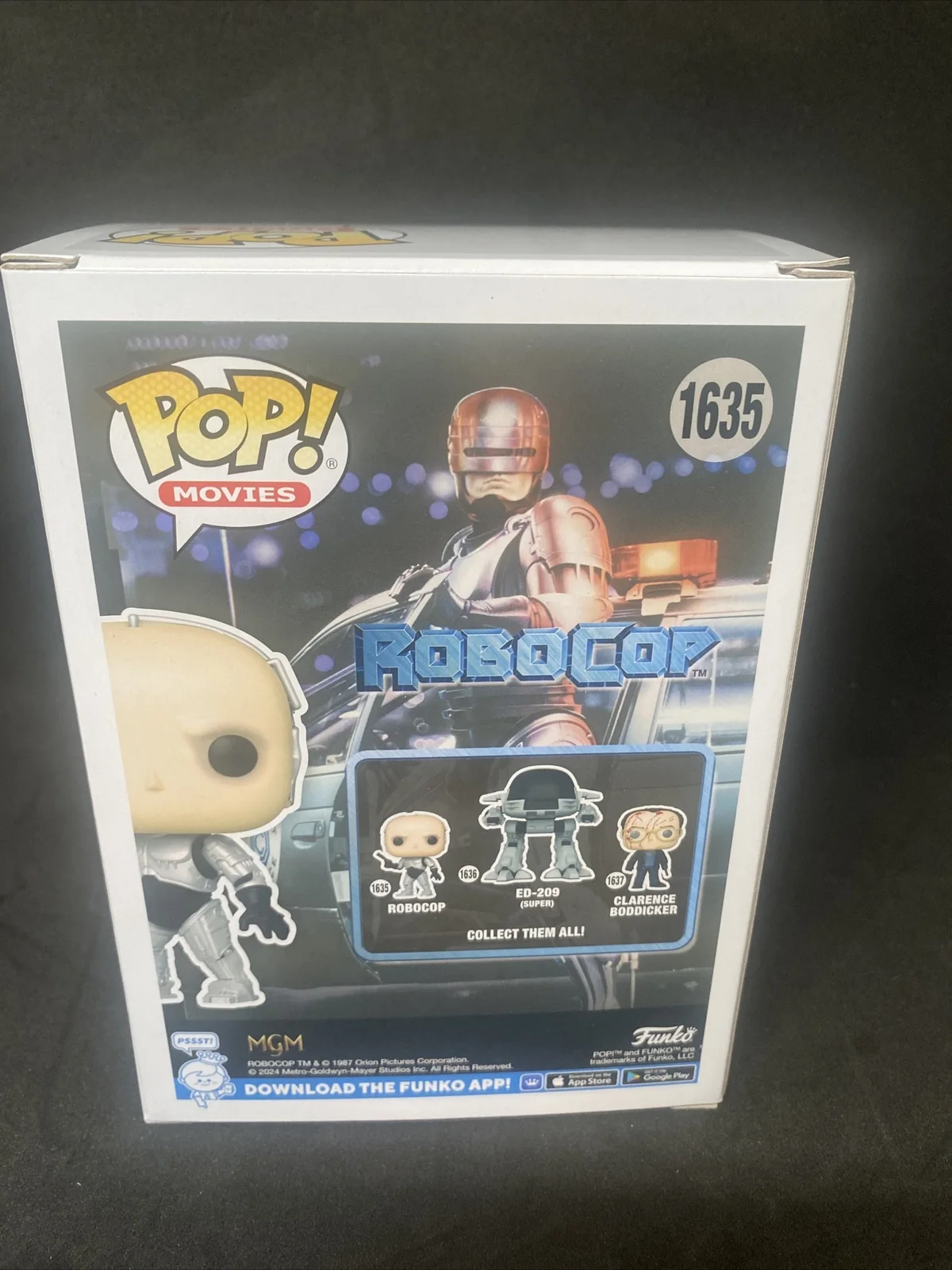 Peter Weller — Peter Weller signed autographed Robocop Funko POP JSA Witness Quote + Protector, изображение 4