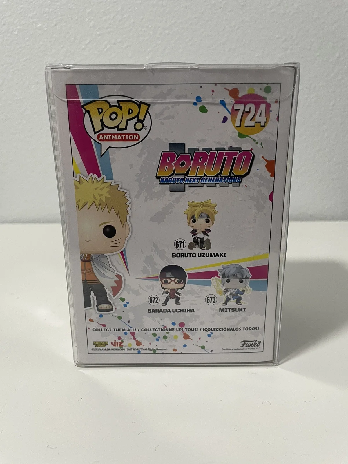 MAILE FLANAGAN — MAILE FLANAGAN SIGNED NARUTO HOKAGE GLOW CHASE FUNKO POP 724 W/ Protector, изображение 2