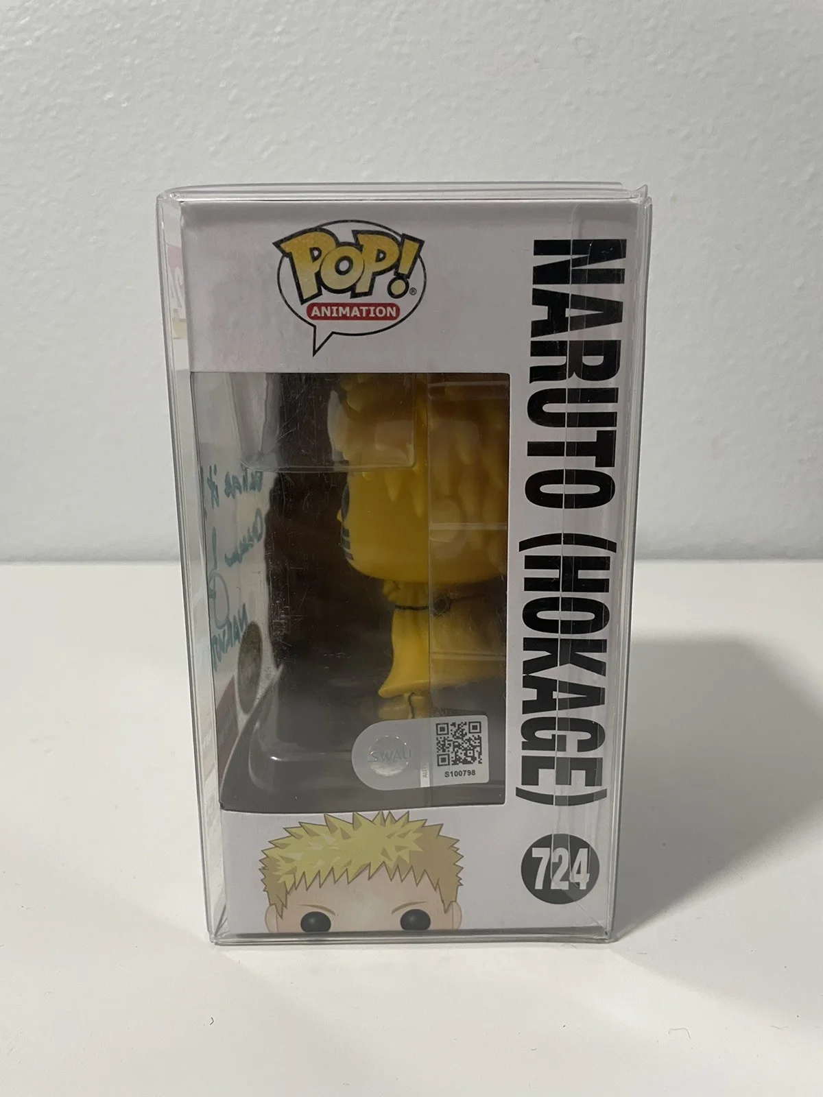 MAILE FLANAGAN — MAILE FLANAGAN SIGNED NARUTO HOKAGE GLOW CHASE FUNKO POP 724 W/ Protector, изображение 3