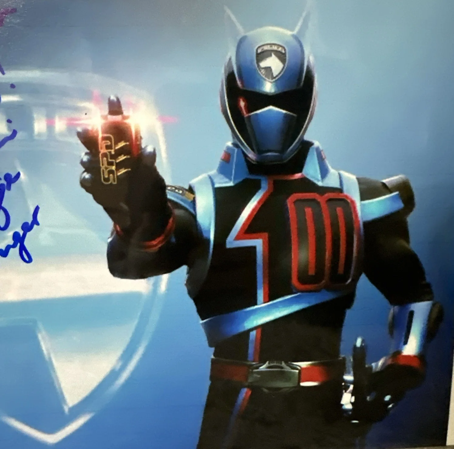 John Tui — John Tui Signed Shadow Ranger Photo Power Rangers SPD Doggie Cruger 8x10 EUC, изображение 4