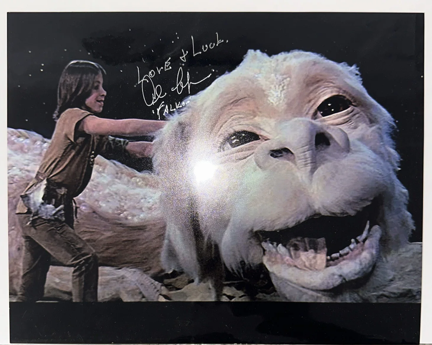 ALAN OPPENHEIMER — ALAN OPPENHEIMER Authentic Signed "NEVERENDING STORY FALKOR" 8x10 Photo No COA, изображение 2