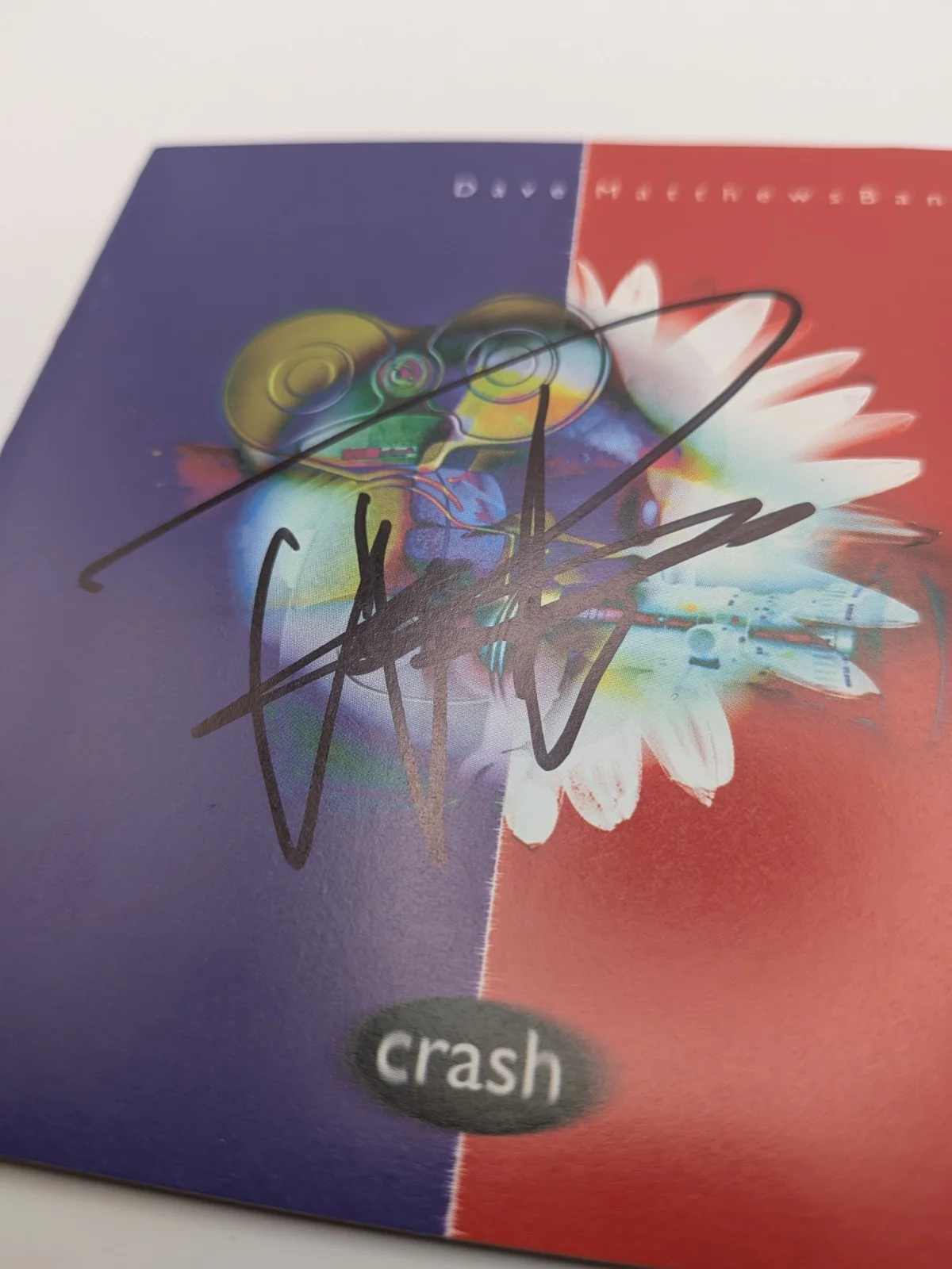 Dave Mathews Autographed Signed Crash CD Booklet Insert, image 2