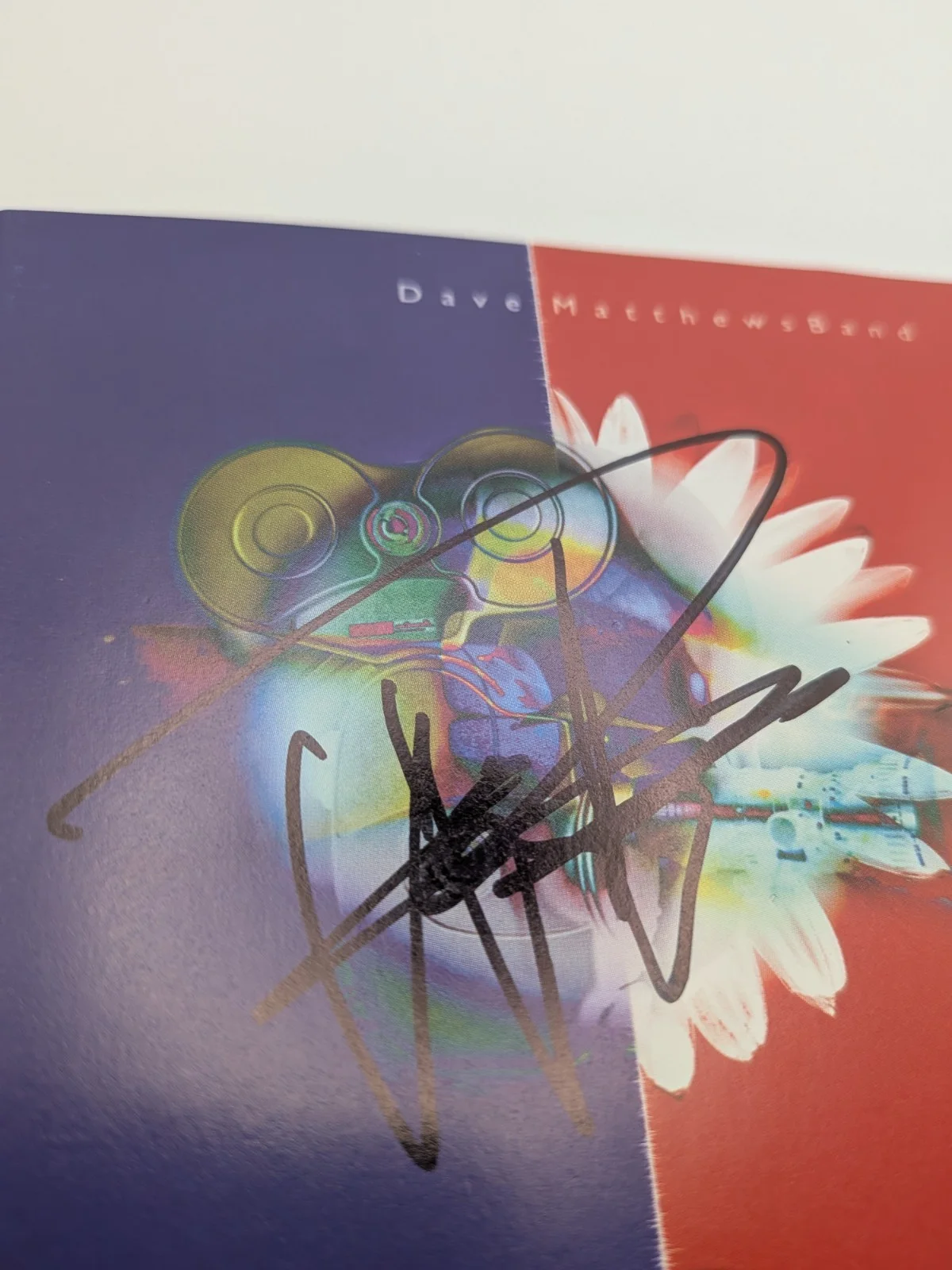 Dave Mathews Autographed Signed Crash CD Booklet Insert, image 3