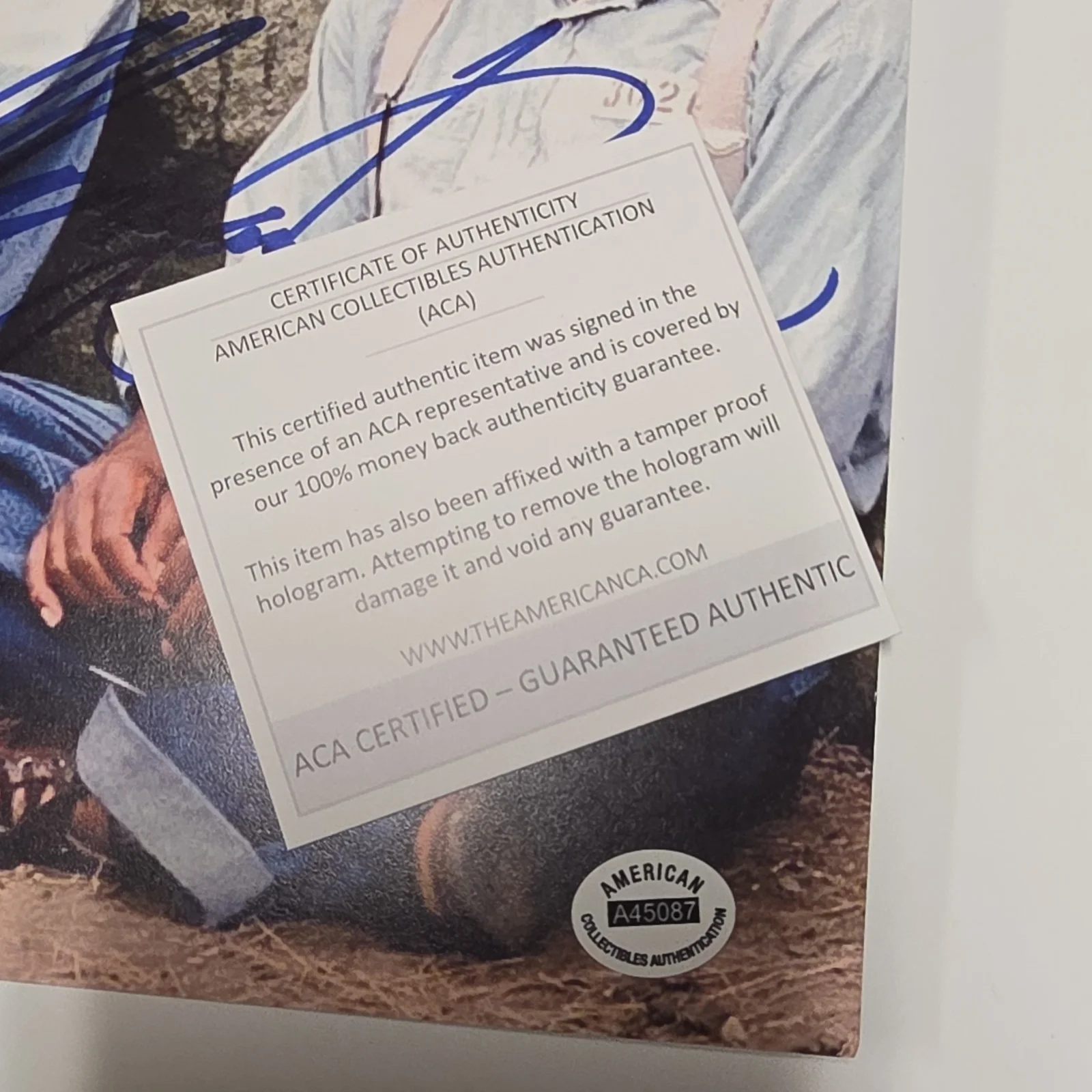 Tim Robbins, Morgan Freeman — ACA Tim Robbins & Morgan Freeman Signed Shawshank Redemption 8x10 Photo, изображение 4