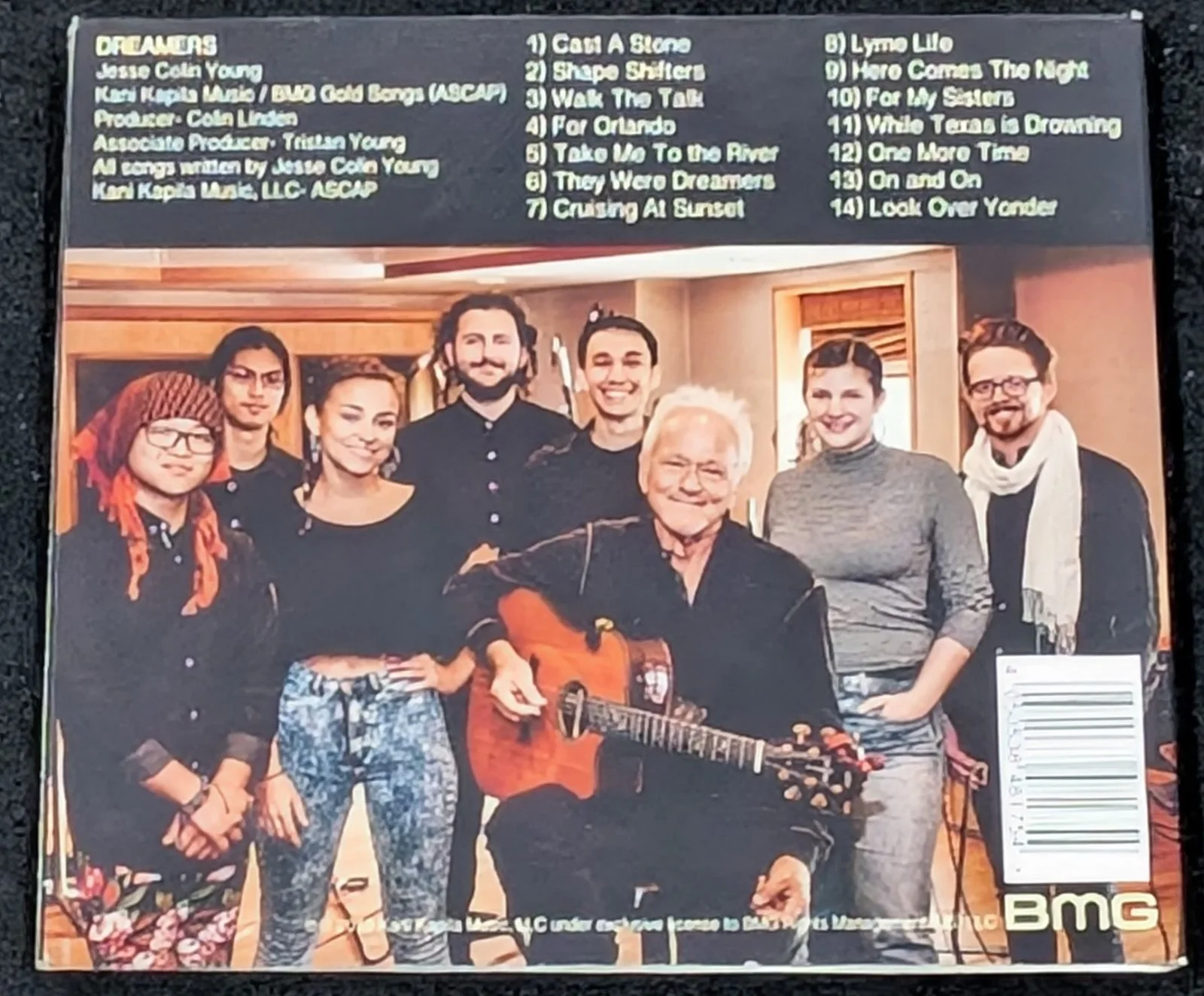 Jesse Colin Young Dreamers CD SIGNED AUTOGRAPHED 2019 Digipak Never Played, image 2