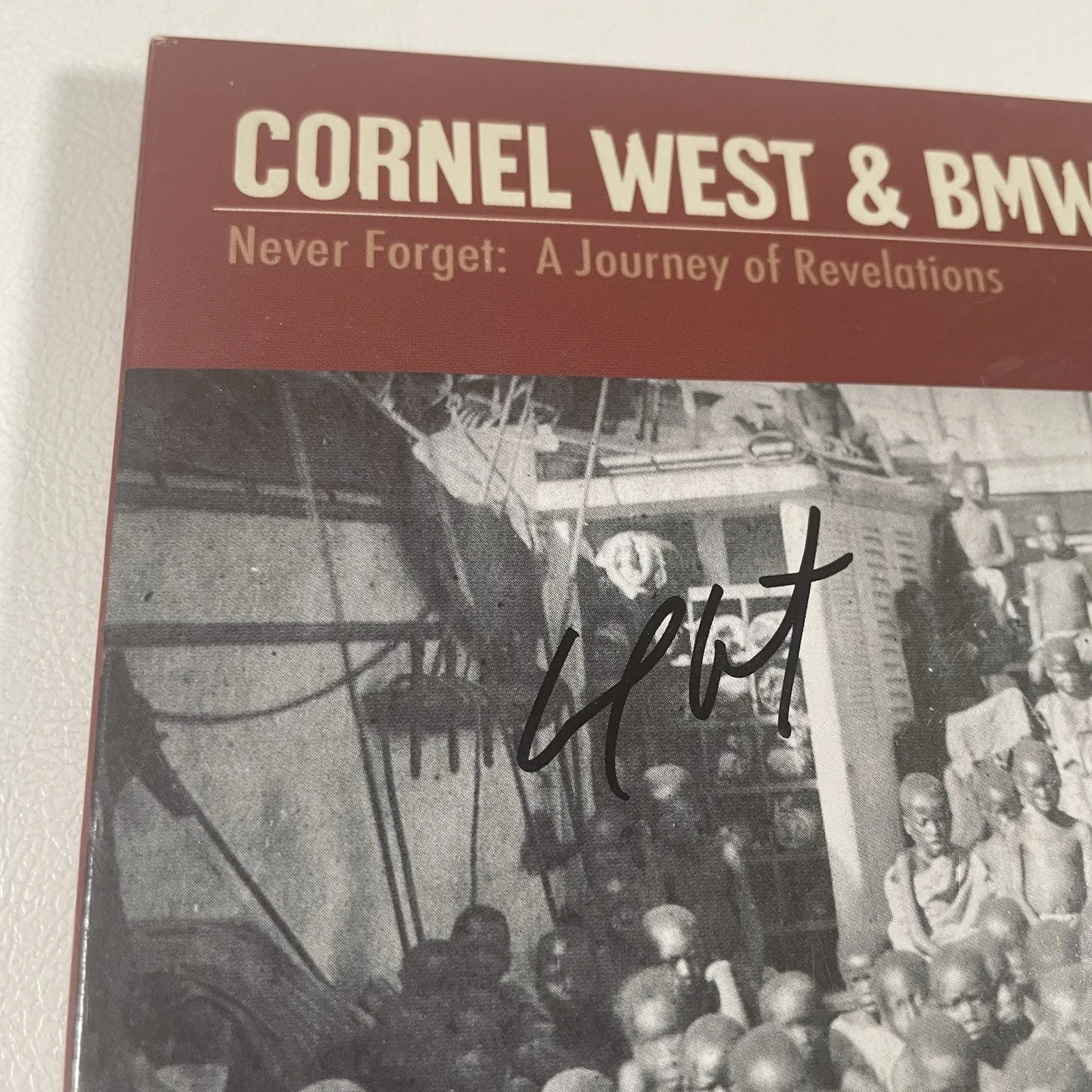 Cornel West & Bmwmb Signed CD Never Forget Autographed 2007 Hidden Beach, image 2