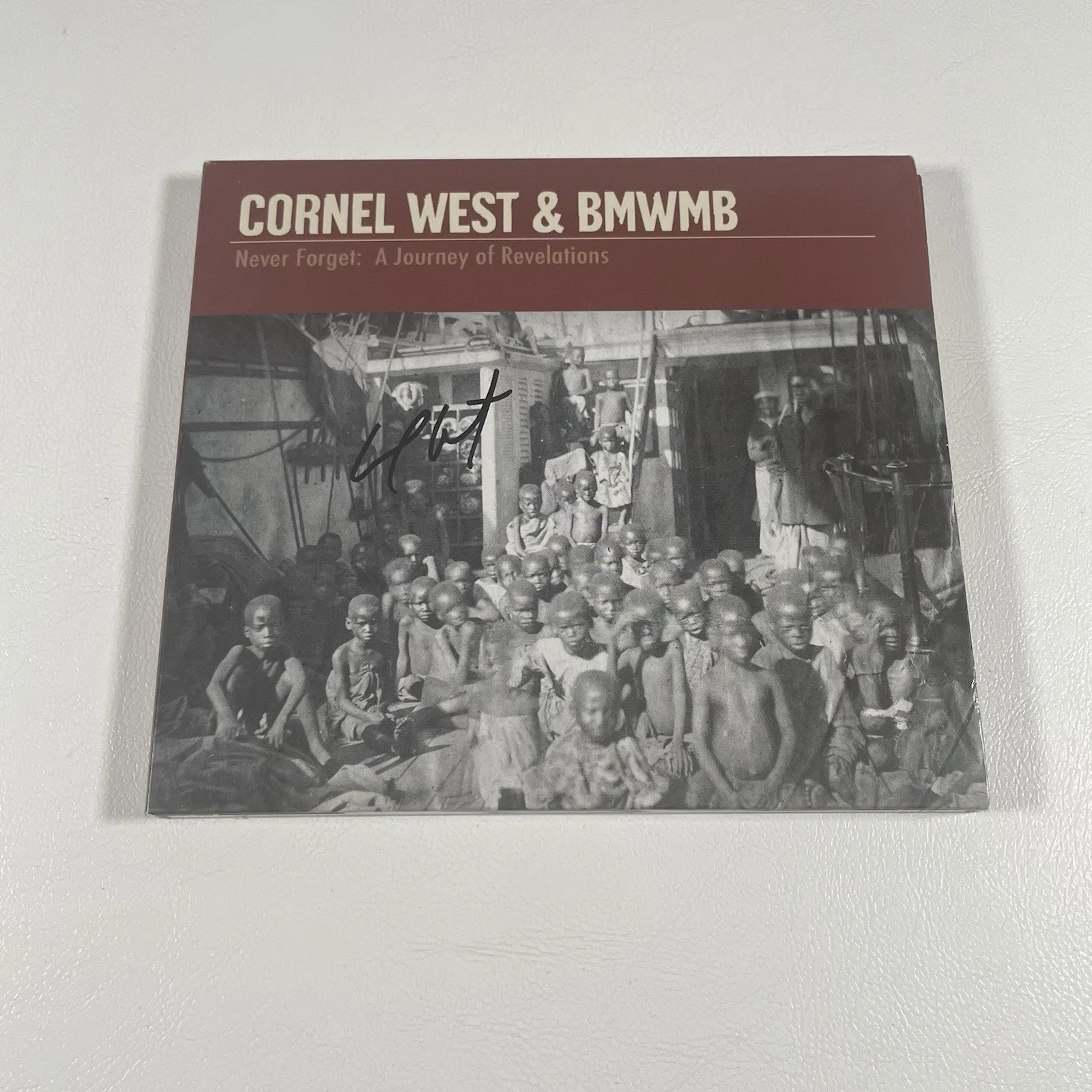 Cornel West & Bmwmb Signed CD Never Forget Autographed 2007 Hidden Beach, image 3
