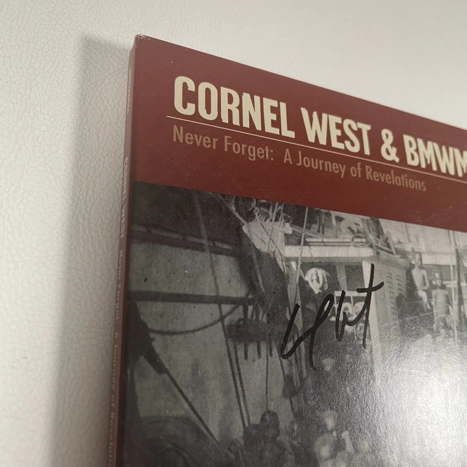 Cornel West & Bmwmb Signed CD Never Forget Autographed 2007 Hidden Beach, image 4