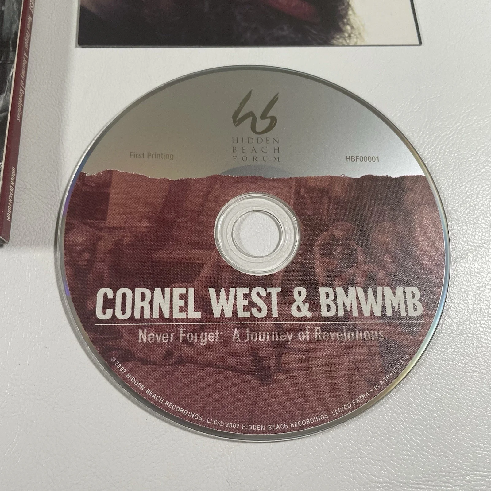 Cornel West & Bmwmb Signed CD Never Forget Autographed 2007 Hidden Beach, image 5