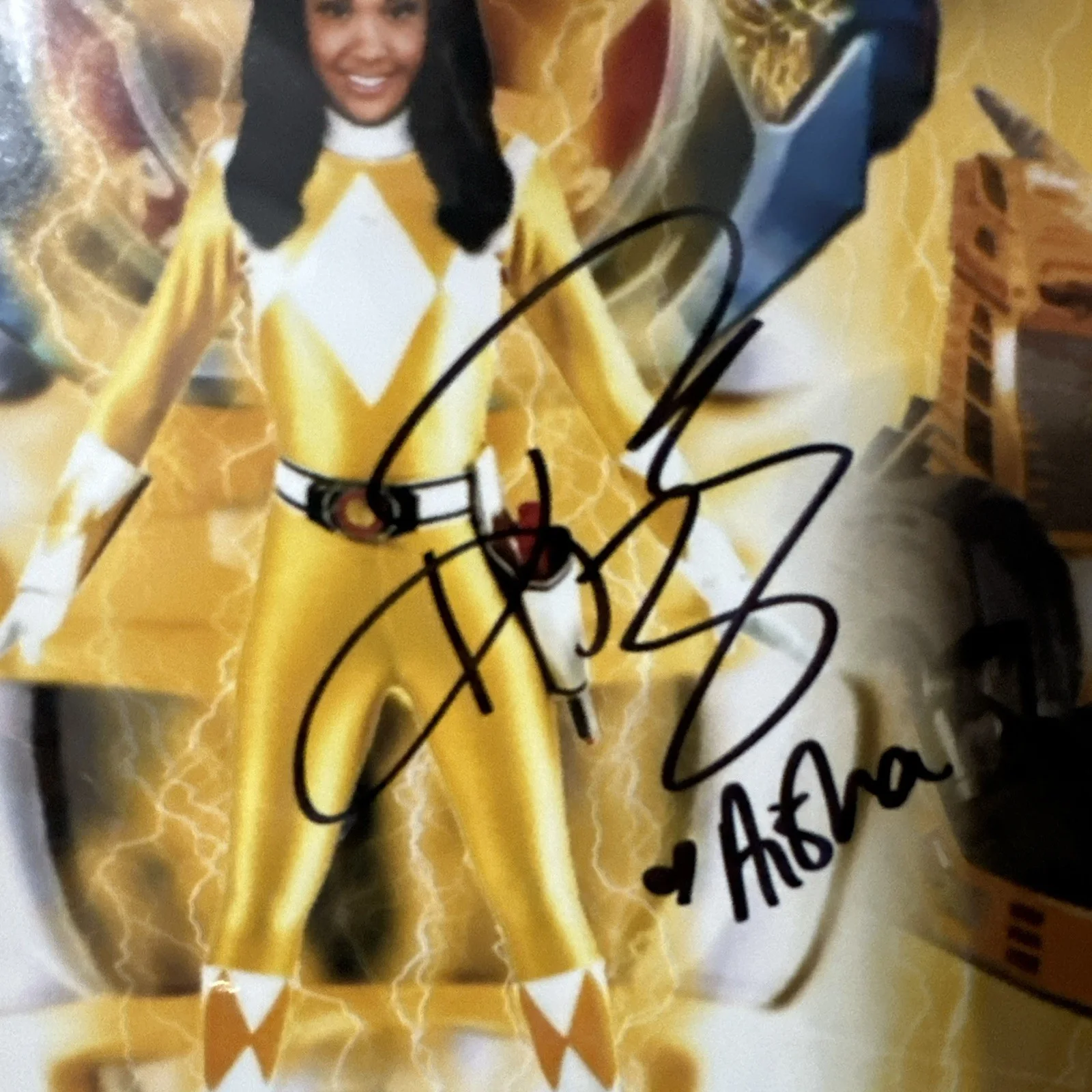Walter Jones, Aisha Campbell, Austin St. John — EUC Lot Of 3 Mighty Morphin Power Rangers Signed 8x10 Movie Photo No COA, изображение 5