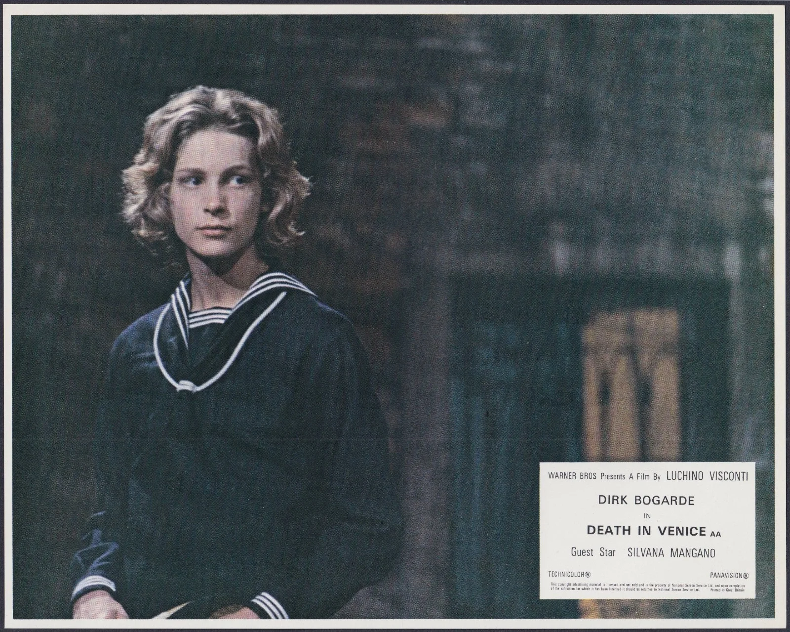 Death in Venice 6x ORIGINAL UK FOH Lobby Cards Dirk Bogarde Visconti 1971, изображение 3