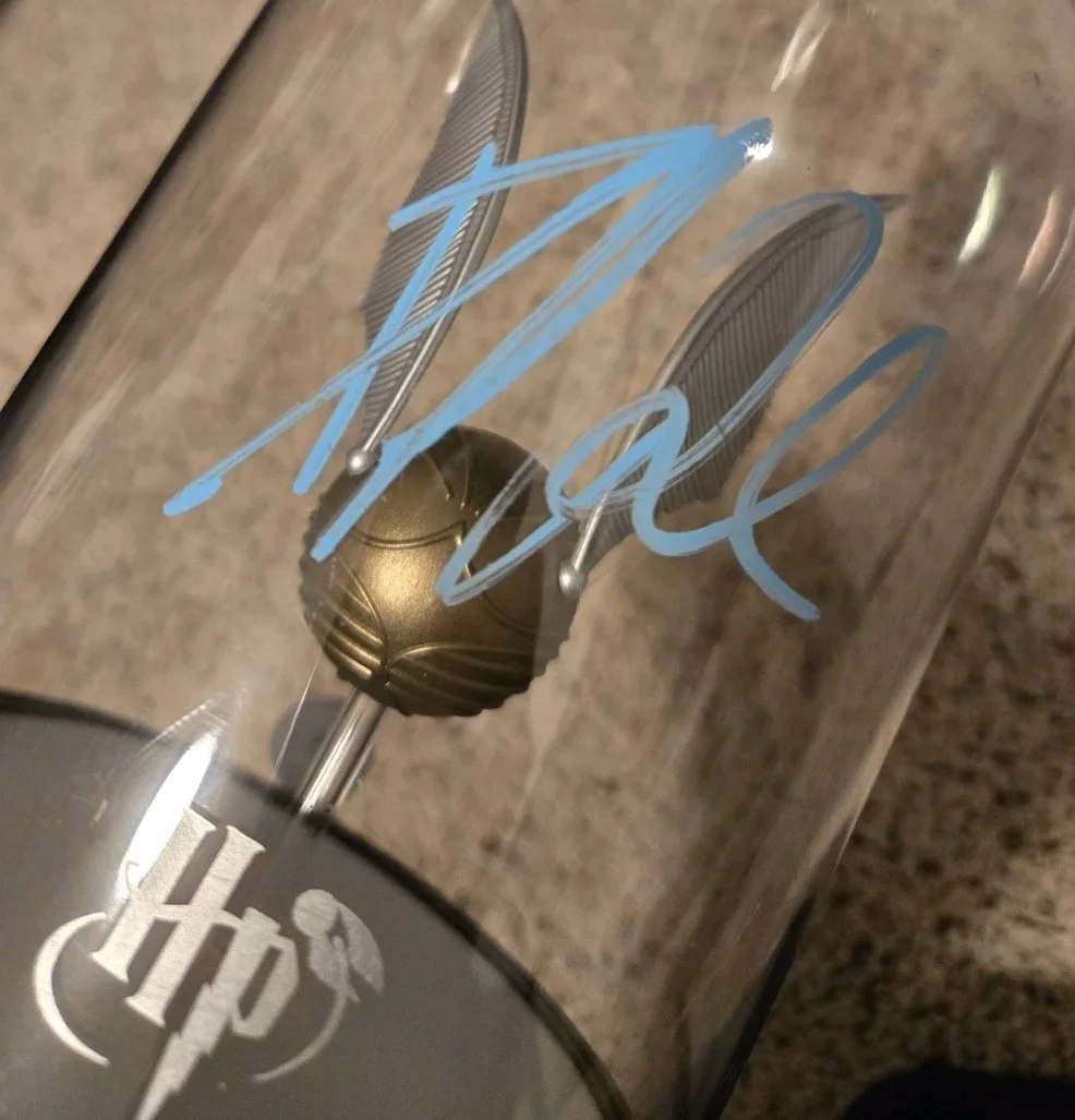 Daniel Radcliffe — Daniel Radcliffe Signed Auto Harry Potter Golden Snitch Light w Online COA, image 2