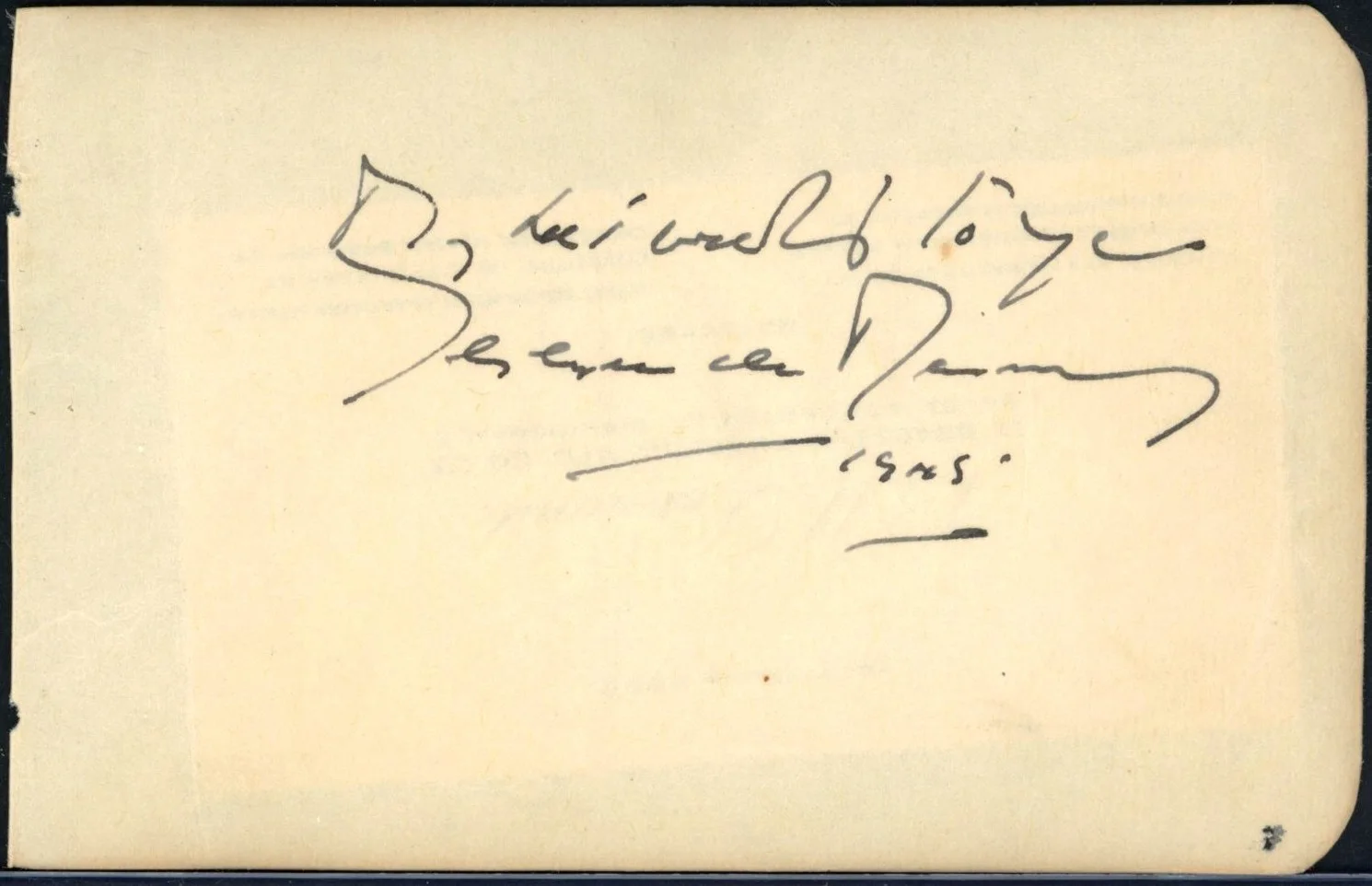 Vintage Carroll Gibbons + Mystery Signatures - ca. 1944, изображение 2
