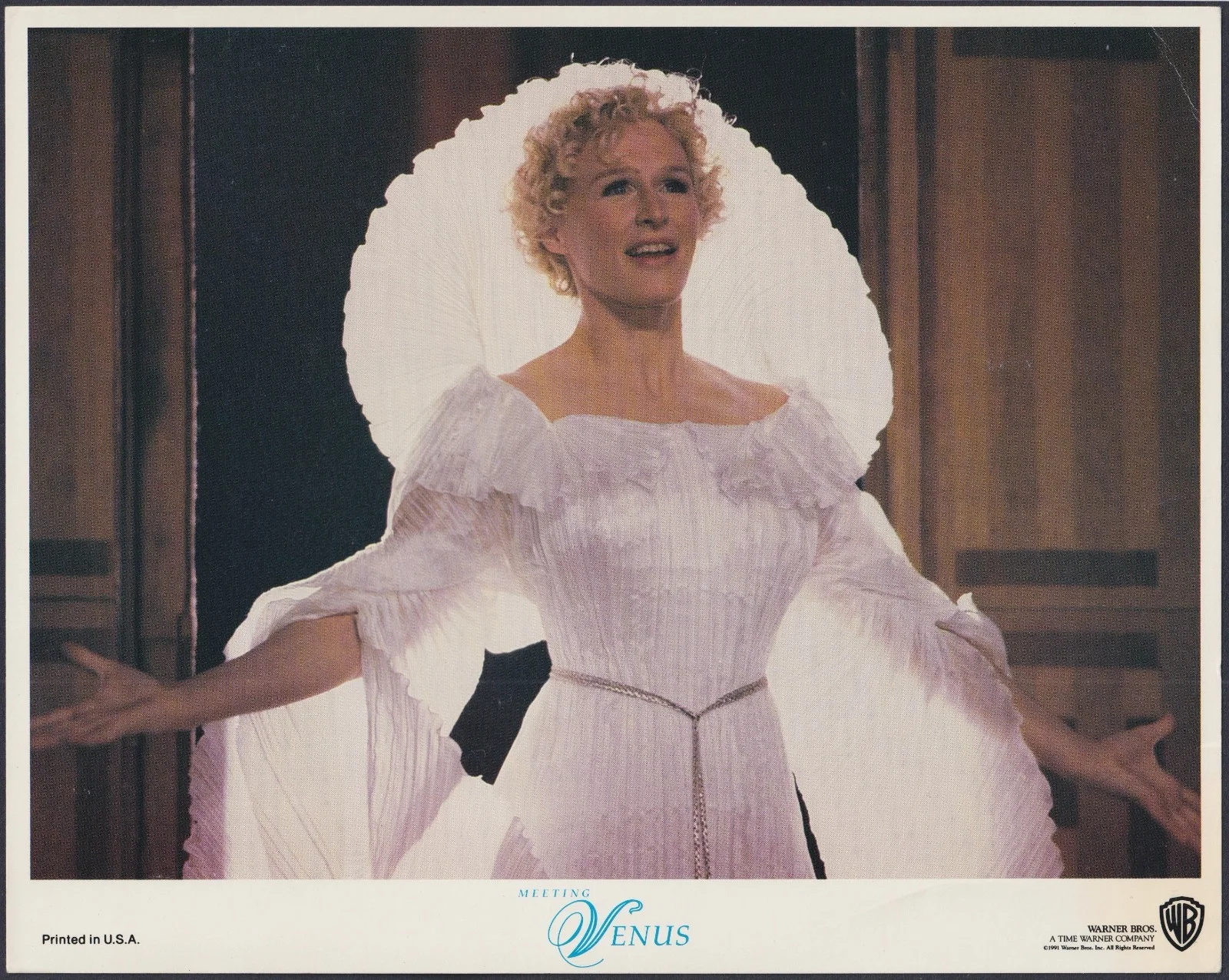 Meeting Venus 2x ORIGINAL UK FOH Lobby Cards + 8x Press Stills Glenn Close 1991, изображение 2