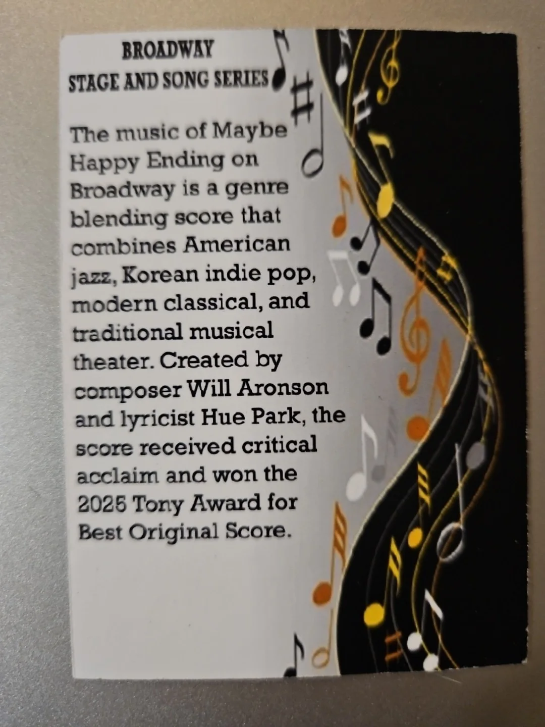 Claire Kwon — Maybe Happy Ending Signed Custom Foil Card - Claire Kwon, image 3
