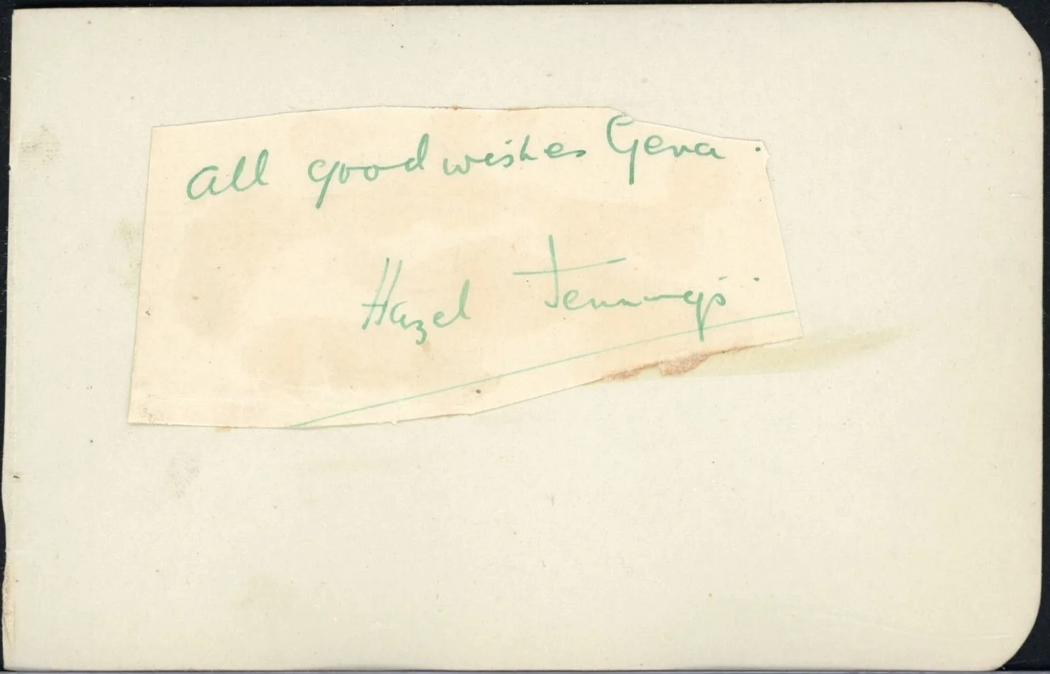 Vintage Billy Cotton / Hazel Jennings Signatures - ca. 1940s, изображение 2