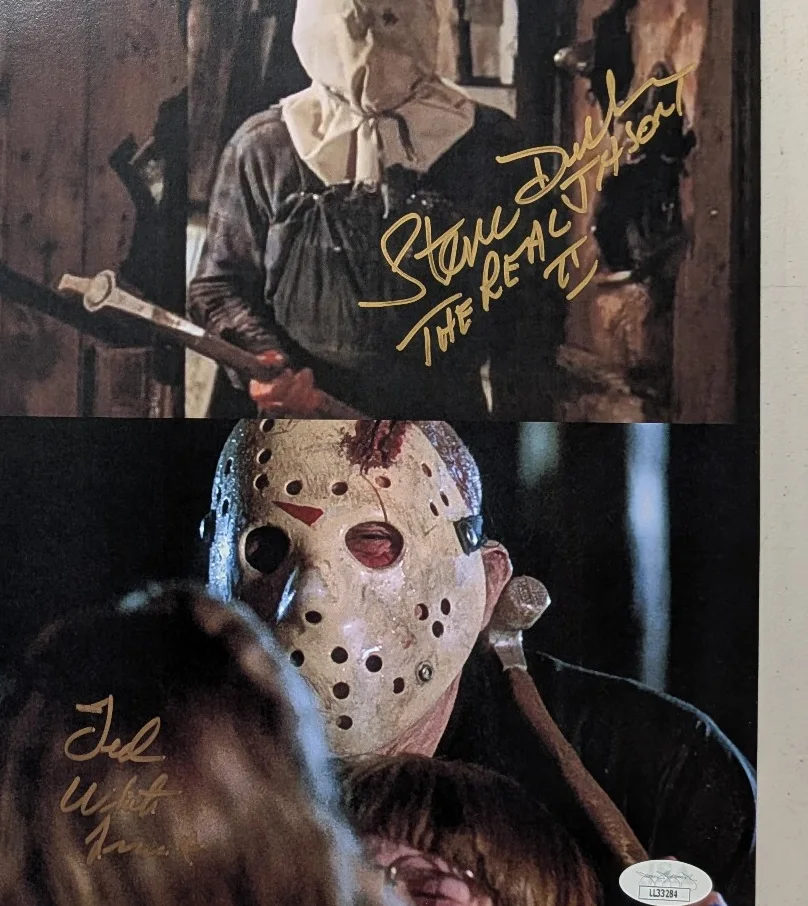 HODDER DASH WHITE GRAHAM 4X Signed 11x17 Poster Friday the 13th Jason JSA COA, image 3