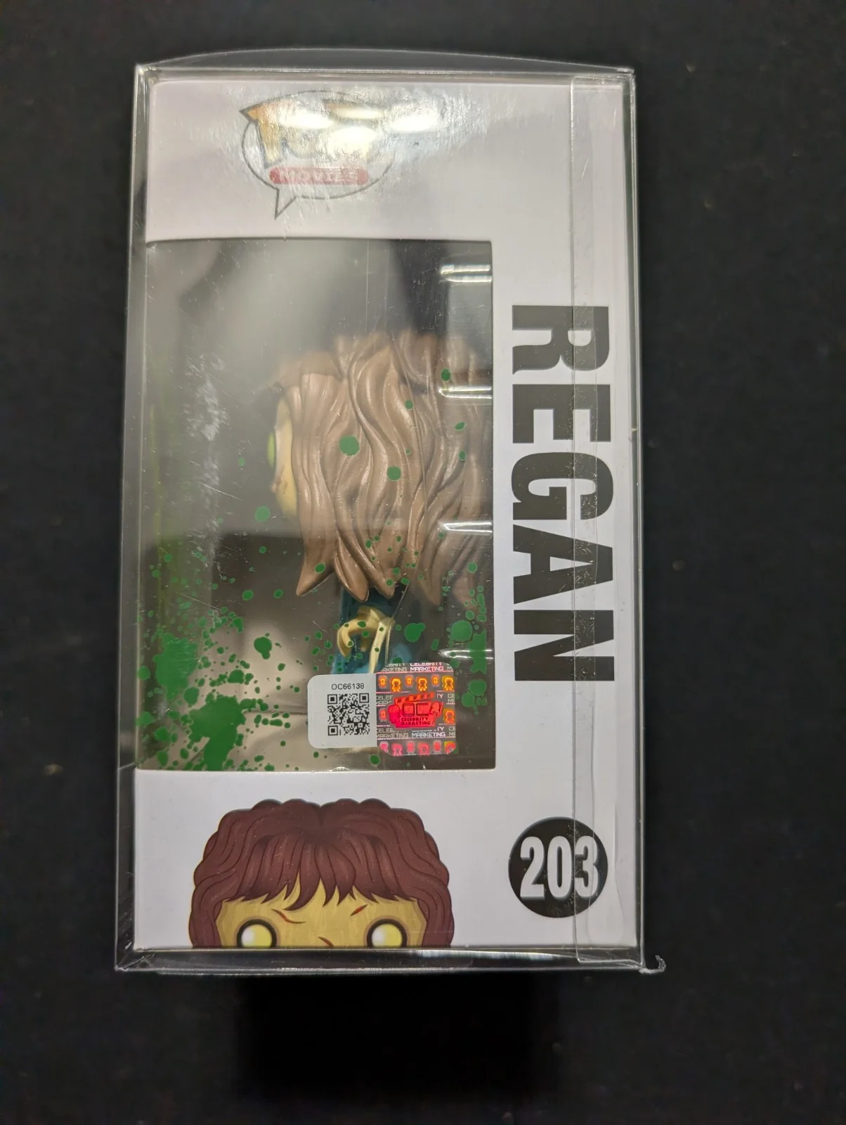 Linda Blair Signed The Exorcist Regan Funko Pop #203 OCCM COA, image 2