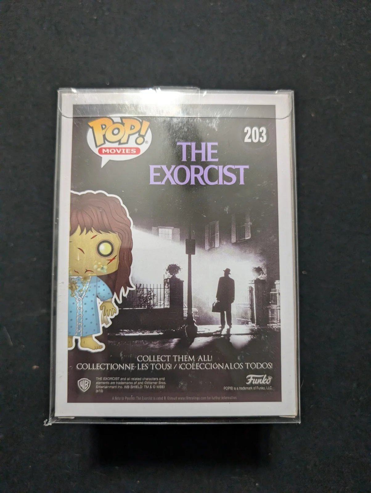 Linda Blair Signed The Exorcist Regan Funko Pop #203 OCCM COA, image 3