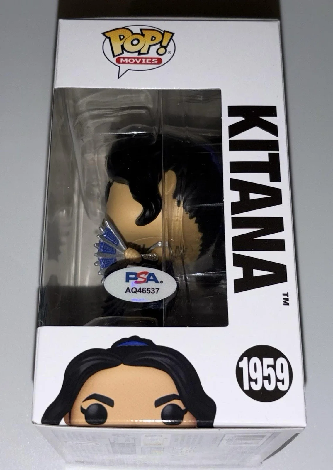 Adeline Rudolph Signed Kitana MORTAL KOMBAT 2 Funko BAS Beckett RARE, изображение 2