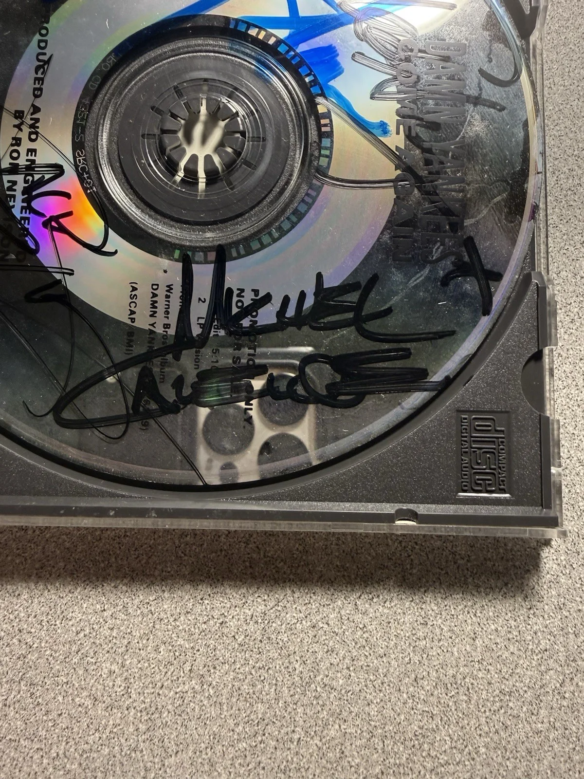 Damn Yankees CD Signed By Ted Nugent Tommy Shaw Jack Blades Michael Cartellone, изображение 4