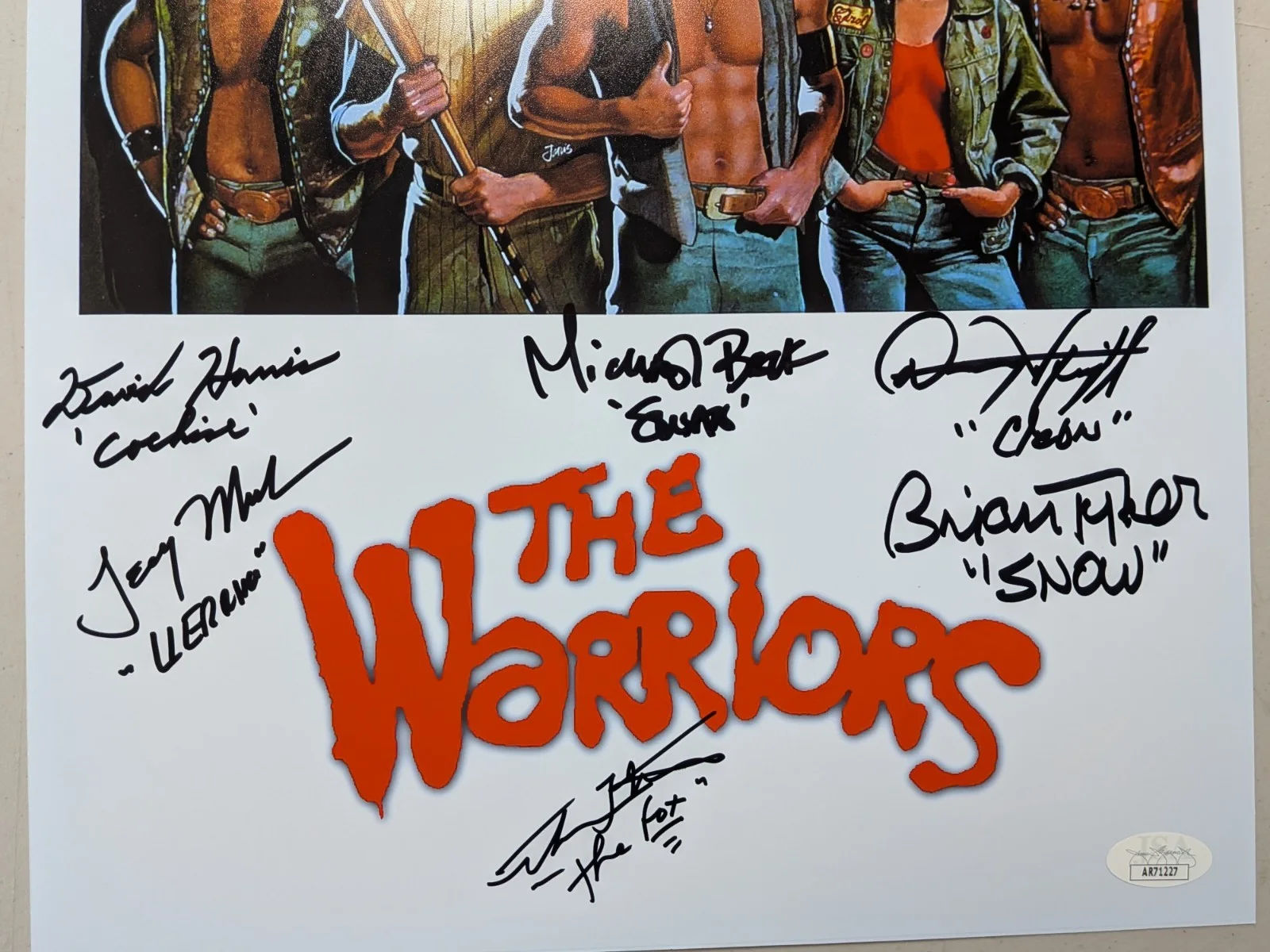 TYLER WAITES WRIGHT BECK MICHOS HARRIS 6x Cast Signed 11x17 Photo POSTER JSA COA, image 2
