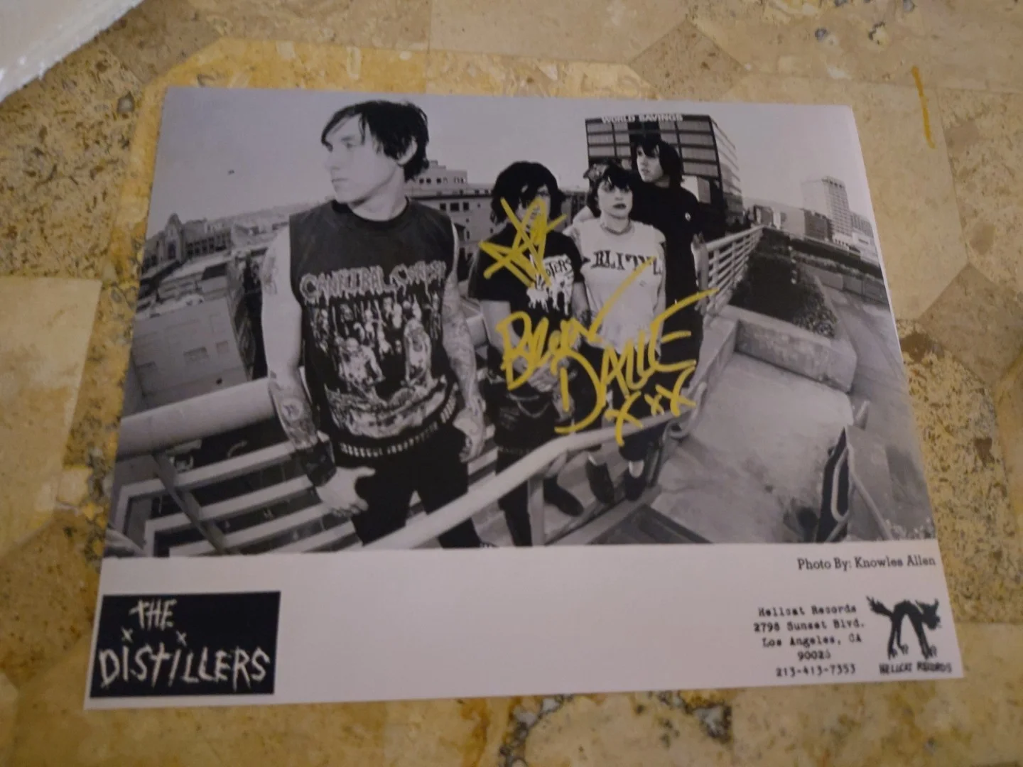 Brody Dalle Signed Distillers Photo 8x10 Photo The Punk Band Autograph, изображение 2