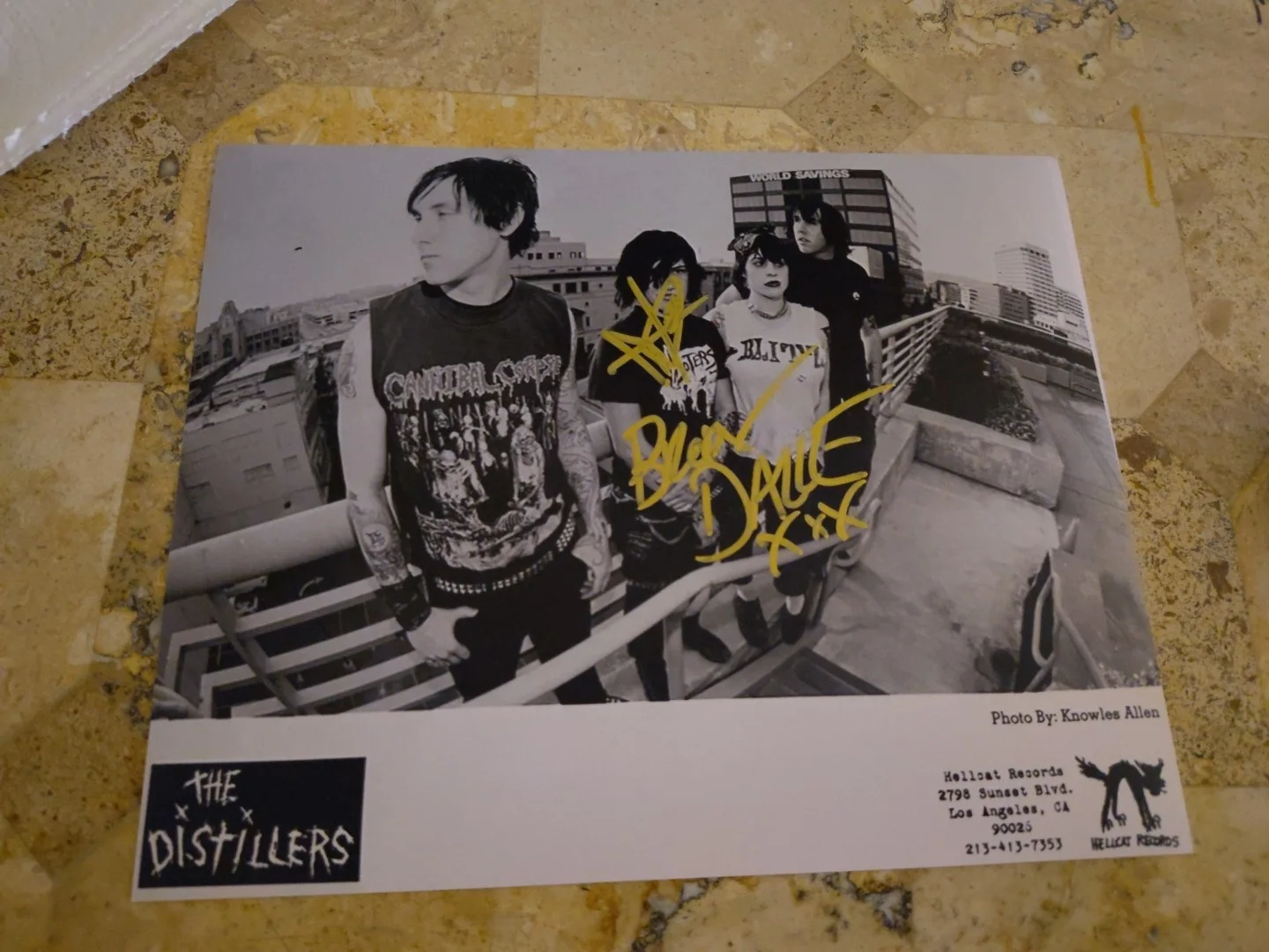 Brody Dalle Signed Distillers Photo 8x10 Photo The Punk Band Autograph, изображение 3
