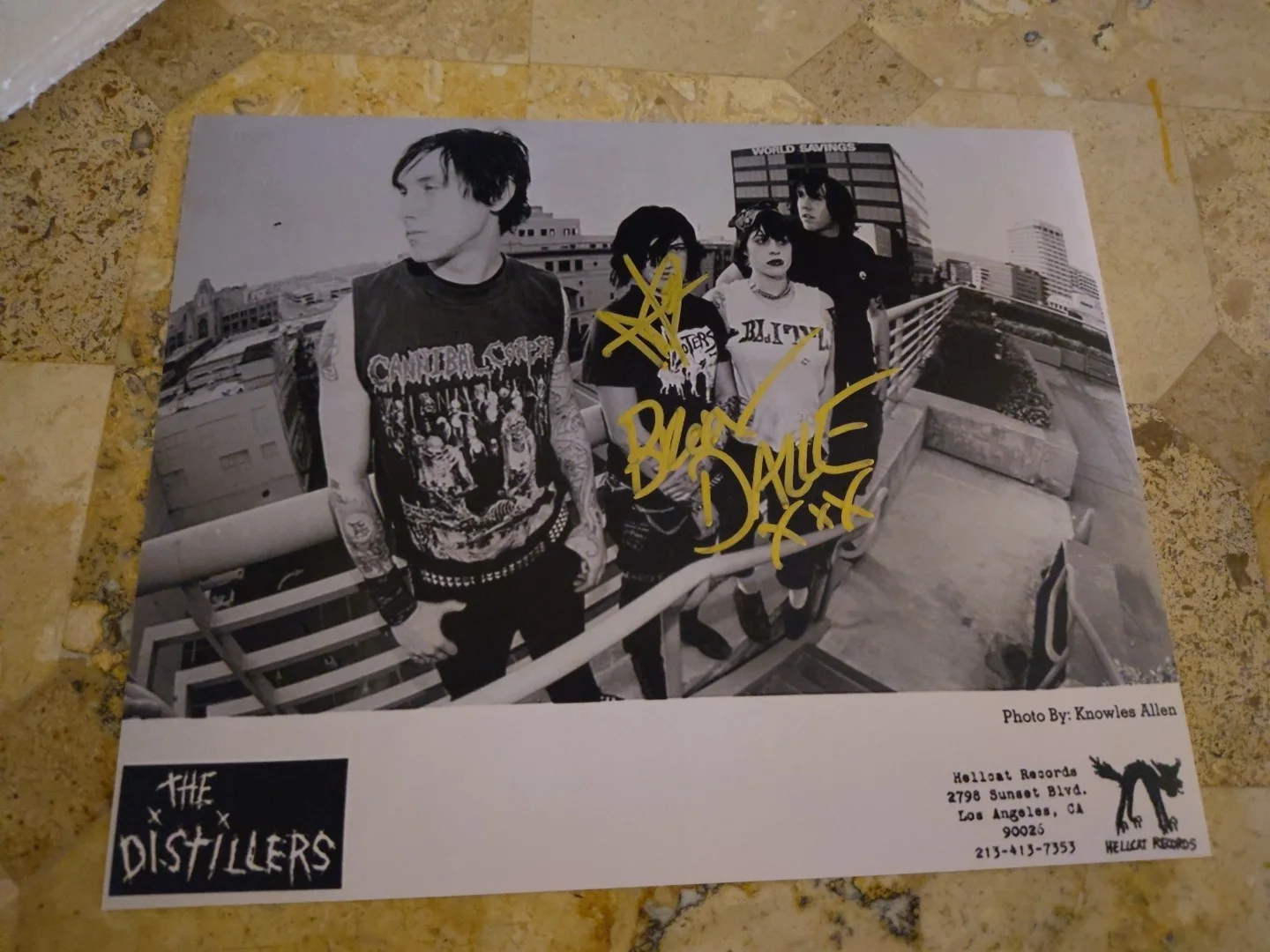 Brody Dalle Signed Distillers Photo 8x10 Photo The Punk Band Autograph, изображение 4
