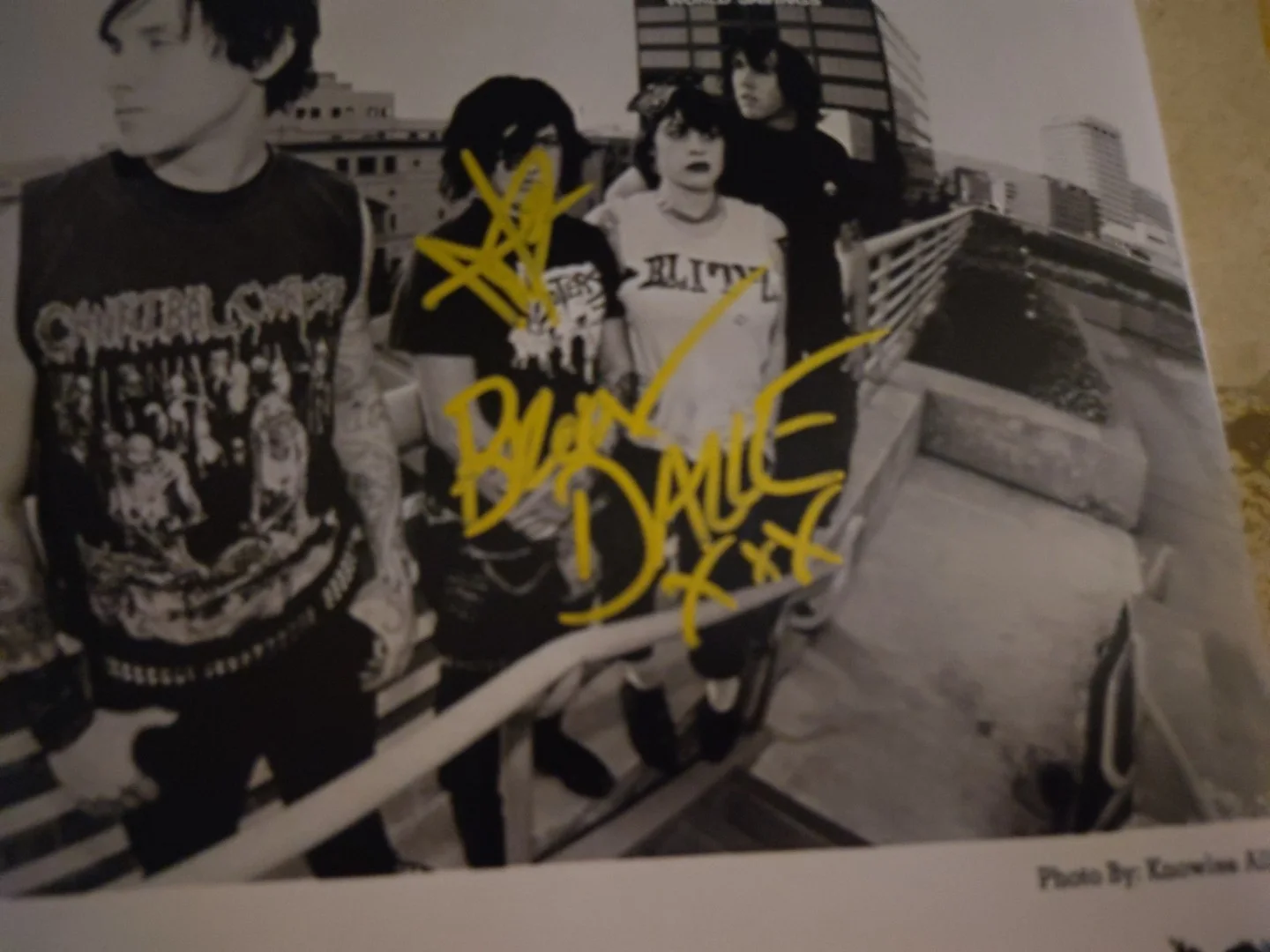 Brody Dalle Signed Distillers Photo 8x10 Photo The Punk Band Autograph, изображение 5