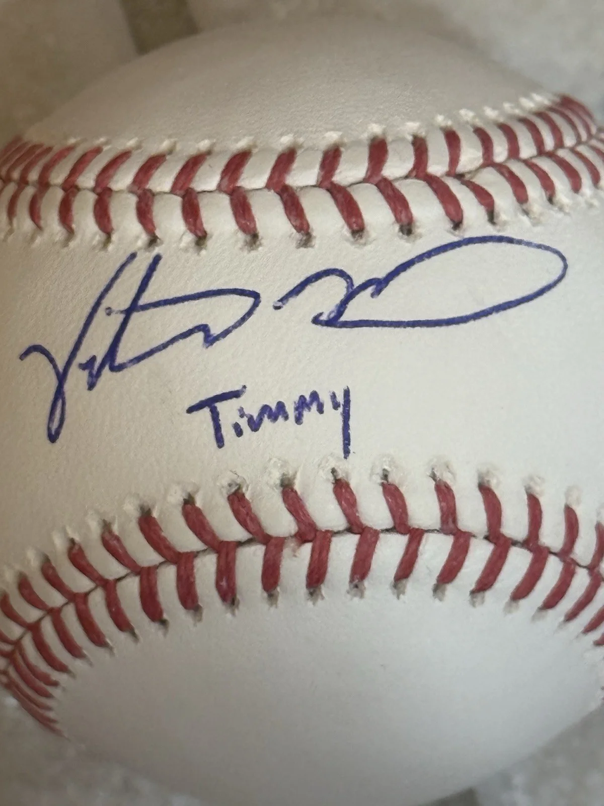 Victor DiMattia — Victor Dimattia Signed Romlb Inscribed Timmy ( The sandlot ) PSA, изображение 2