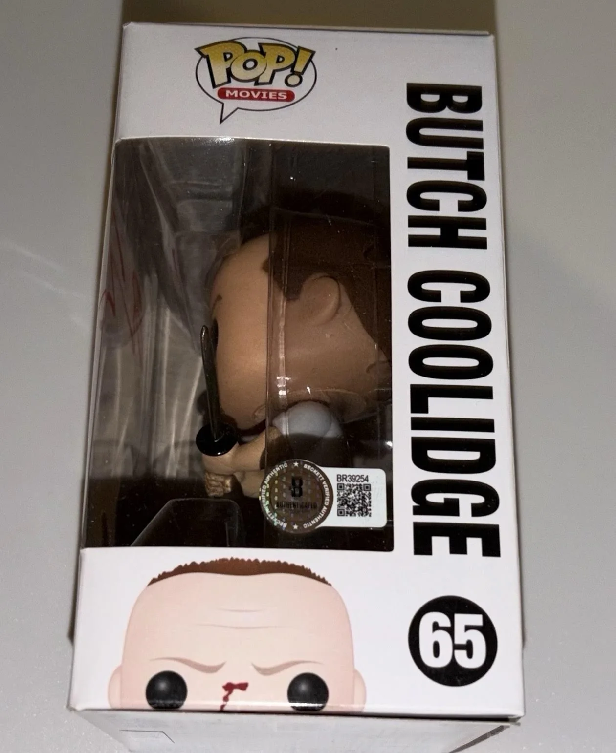 Quentin Tarantino Signed Butch Coolidge Pulp Fiction Funko BAS Beckett, image 2
