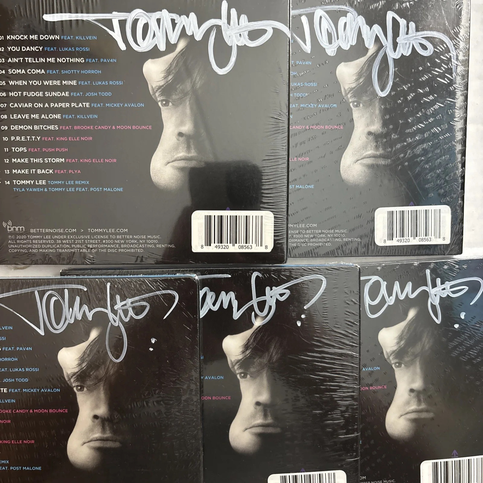 (1) TOMMY LEE ANDRO SIGNED AUTOGRAPHED ANDRO CD Motley Crue Drummer SOLD out, image 2