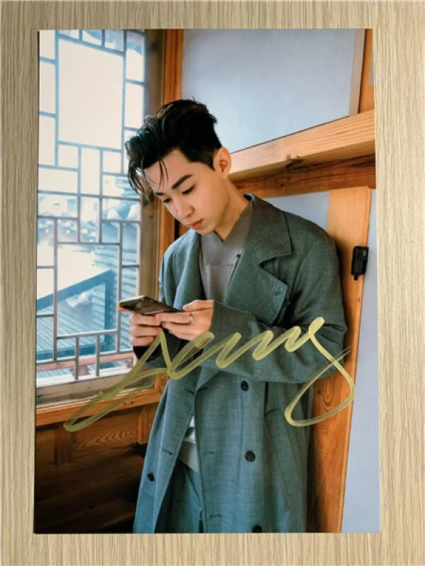 6" HenryLau/刘宪华 Hand Signed Autographed Photo Autographs Collection Original, изображение 3