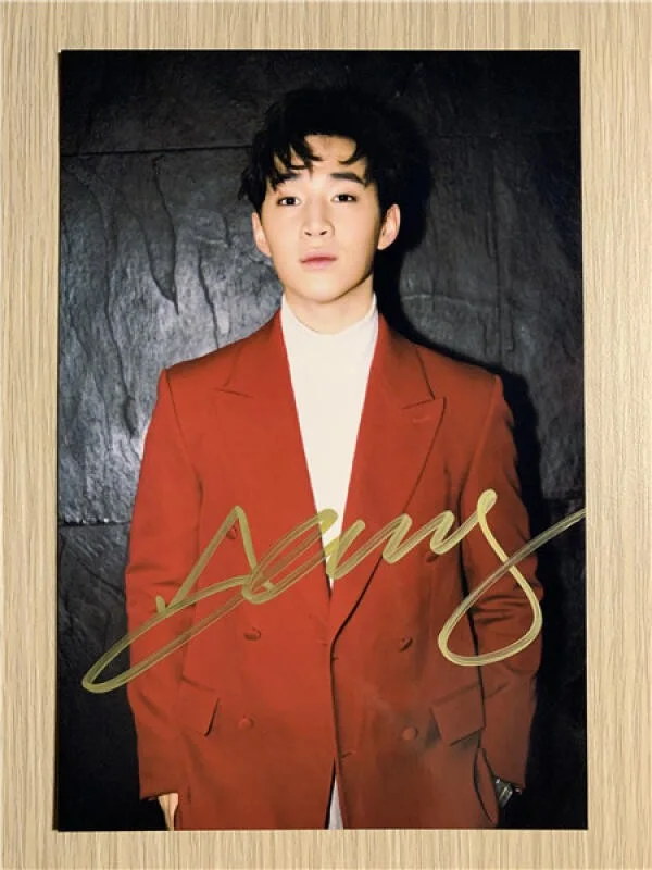 6" HenryLau/刘宪华 Hand Signed Autographed Photo Autographs Collection Original, изображение 4