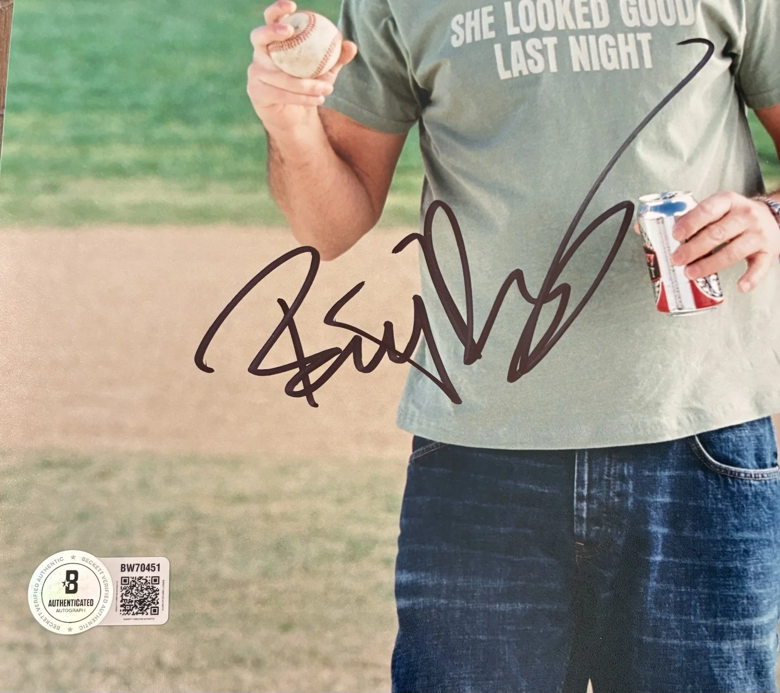 Billy Bob Thornton — Billy Bob Thornton Signed 8x10 Photo Beckett BAS, image 2