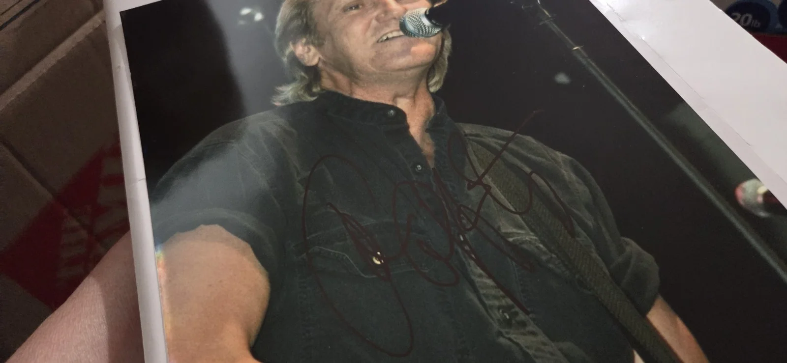 John Cafferty Signed Autograph COA, image 2