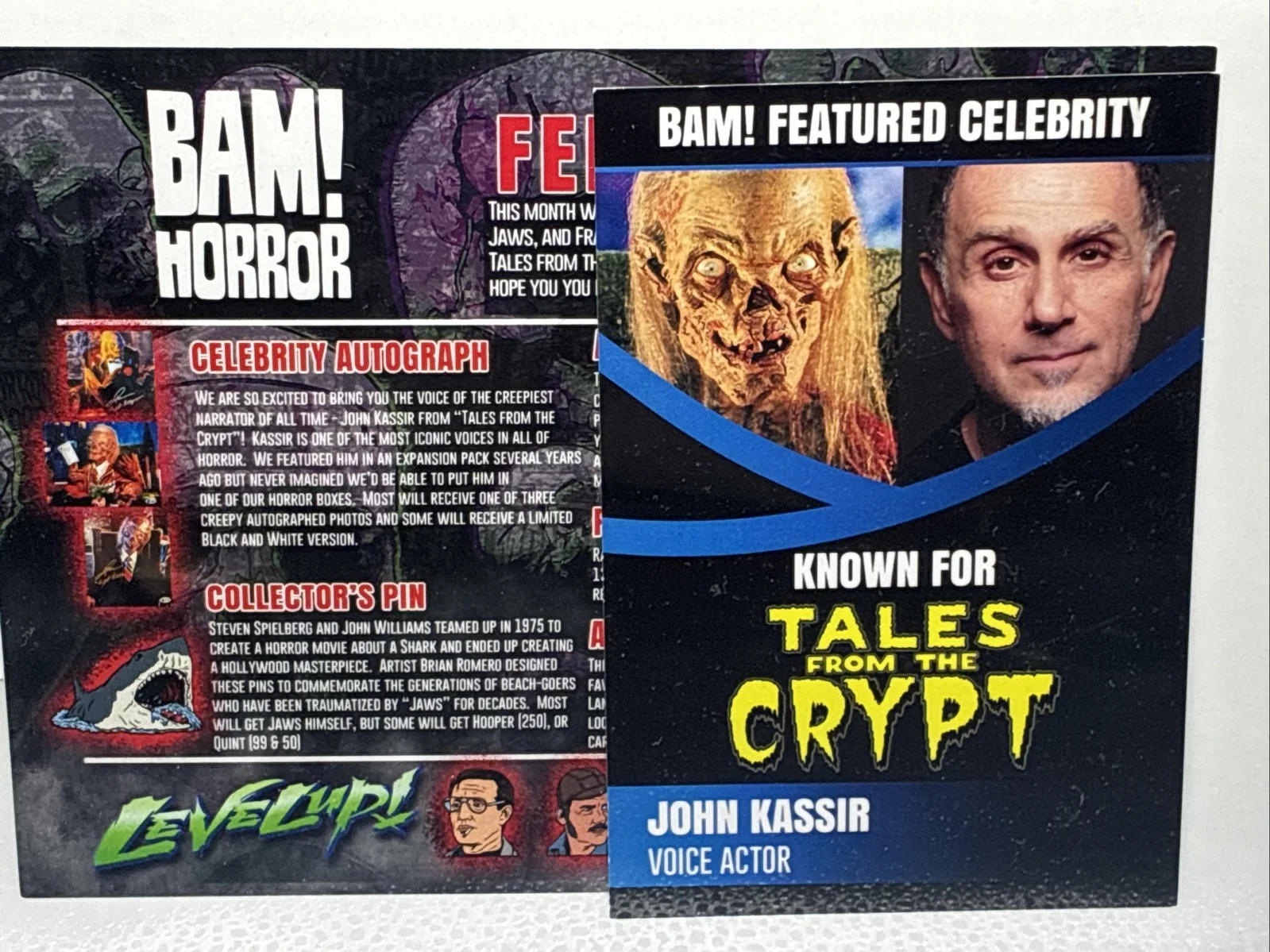 John Kassir — John Kassir Signed 8x10 Photo. Beckett COA. The Crypt Keeper. Horror. Auto., изображение 4