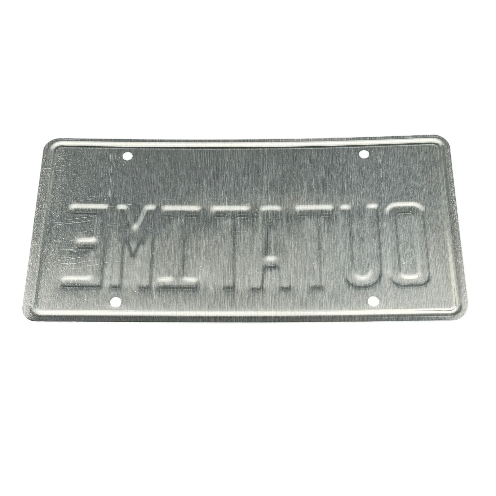 Michael J Fox, Christopher Lloyd, Leah Thompson, Tom Wilson — Michael J Fox, Lloyd, Thompson, Wilson BTTF Cast Signed License Plate Beckett!, image 3
