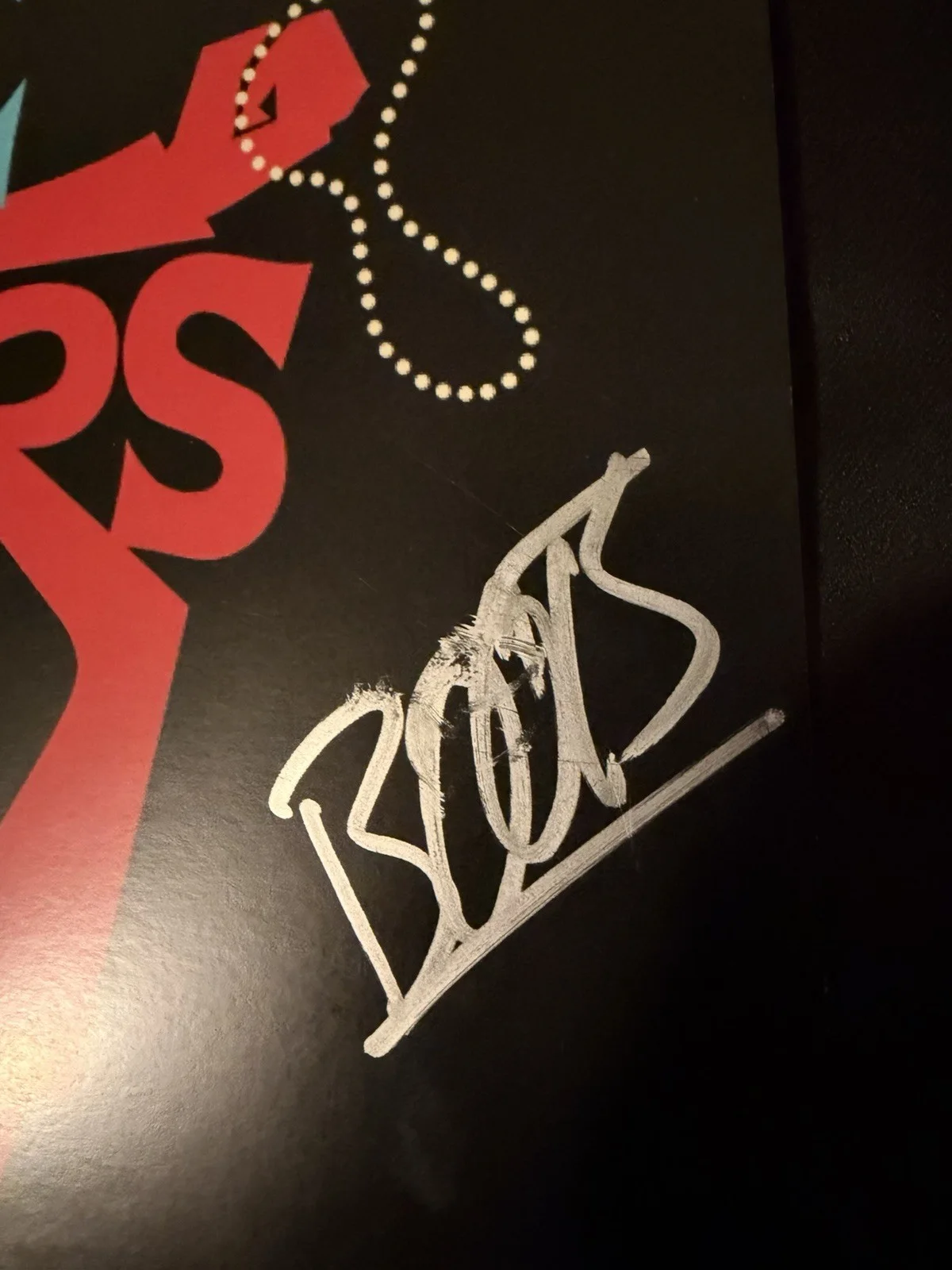 BOOTS, Lakeith & Poppy Liu Signed 12x18 Card poster I LOVE BOOSTERS JSA Coa, image 2
