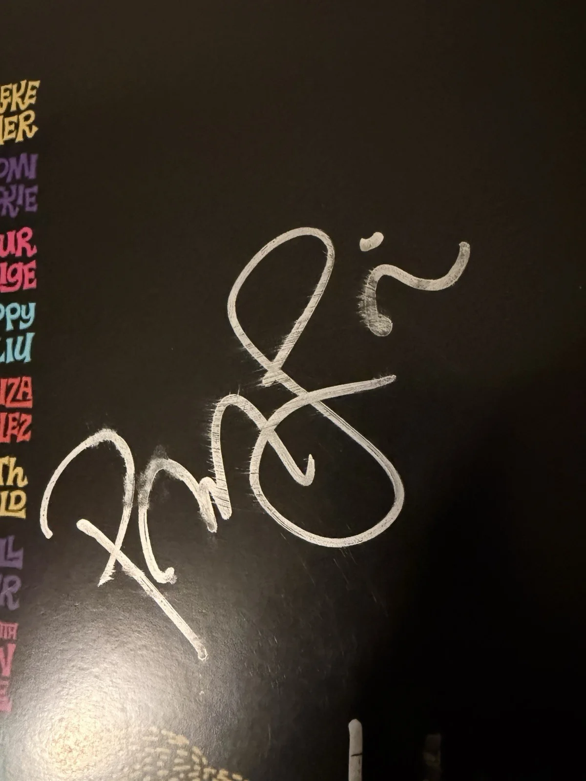BOOTS, Lakeith & Poppy Liu Signed 12x18 Card poster I LOVE BOOSTERS JSA Coa, image 4